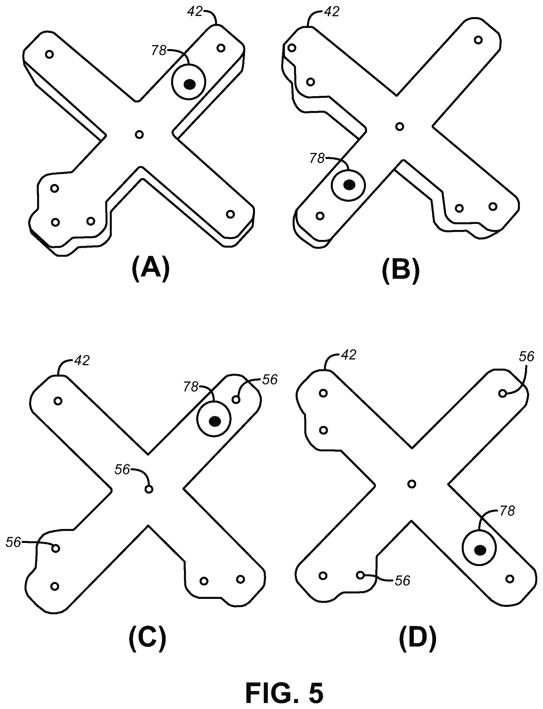 Patent US12551289 Figure 5 – Tracker-based surgical navigation