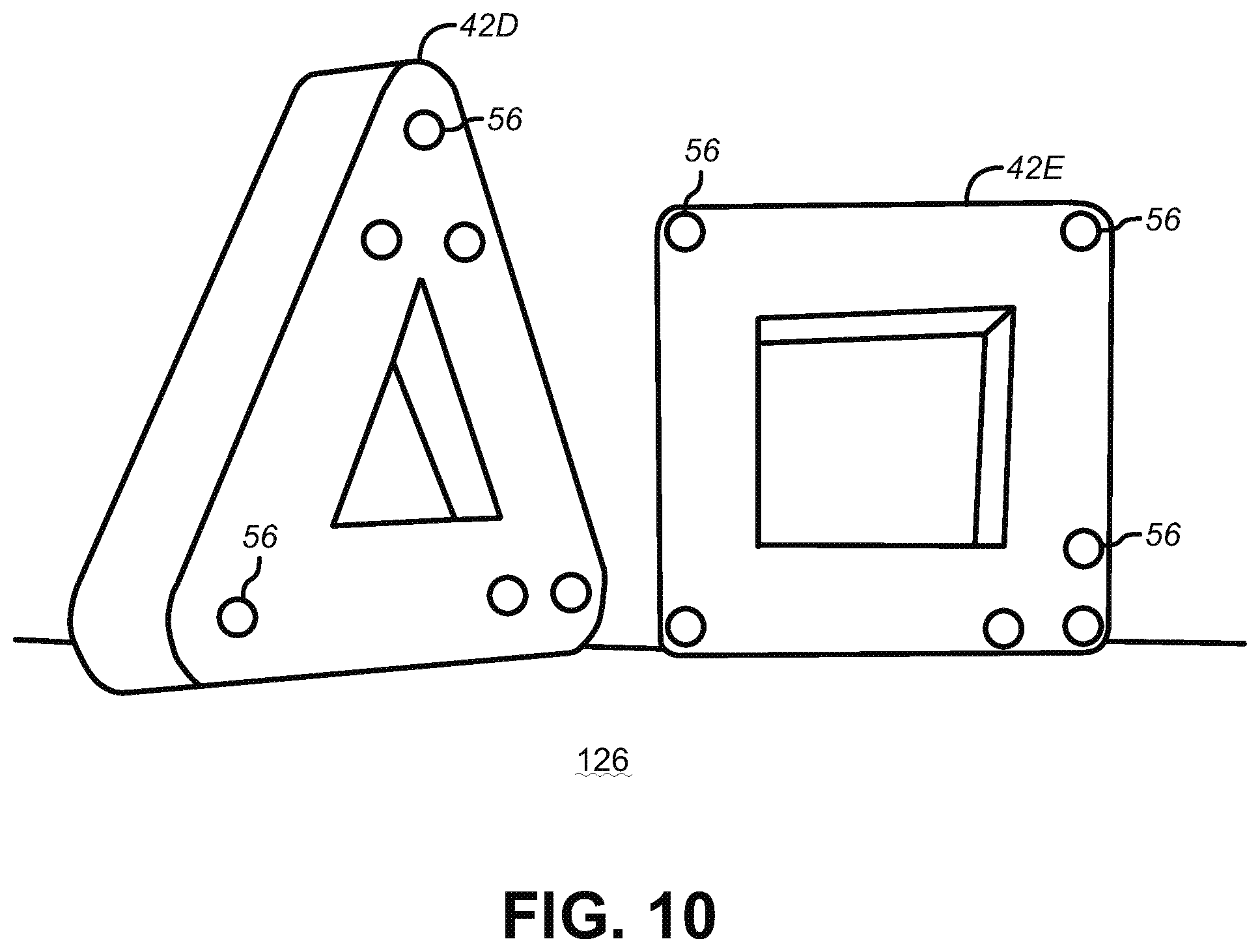 Patent US12551289 Figure 10 – Tracker-based surgical navigation