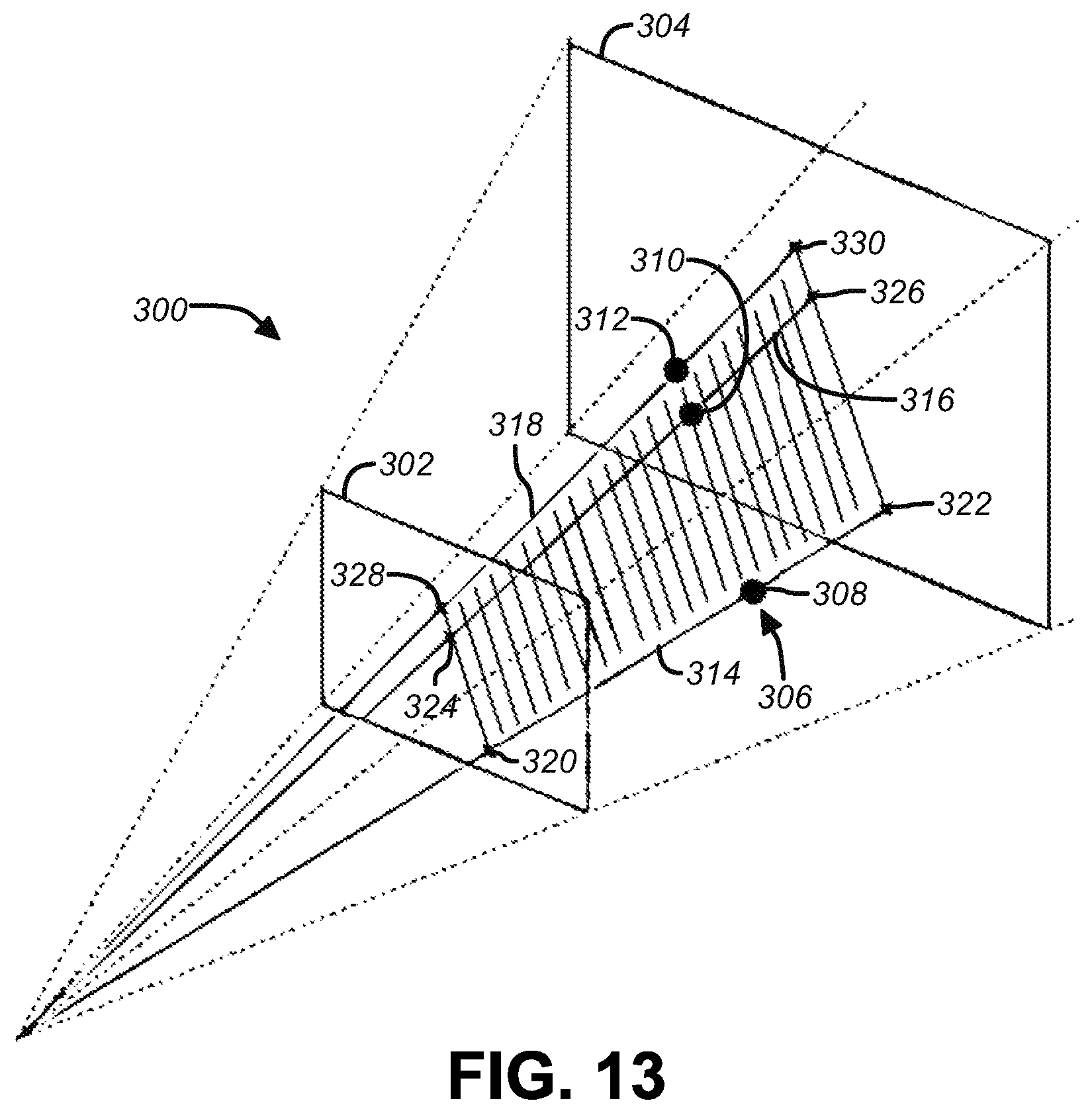 Patent US12551289 Figure 13 – Tracker-based surgical navigation