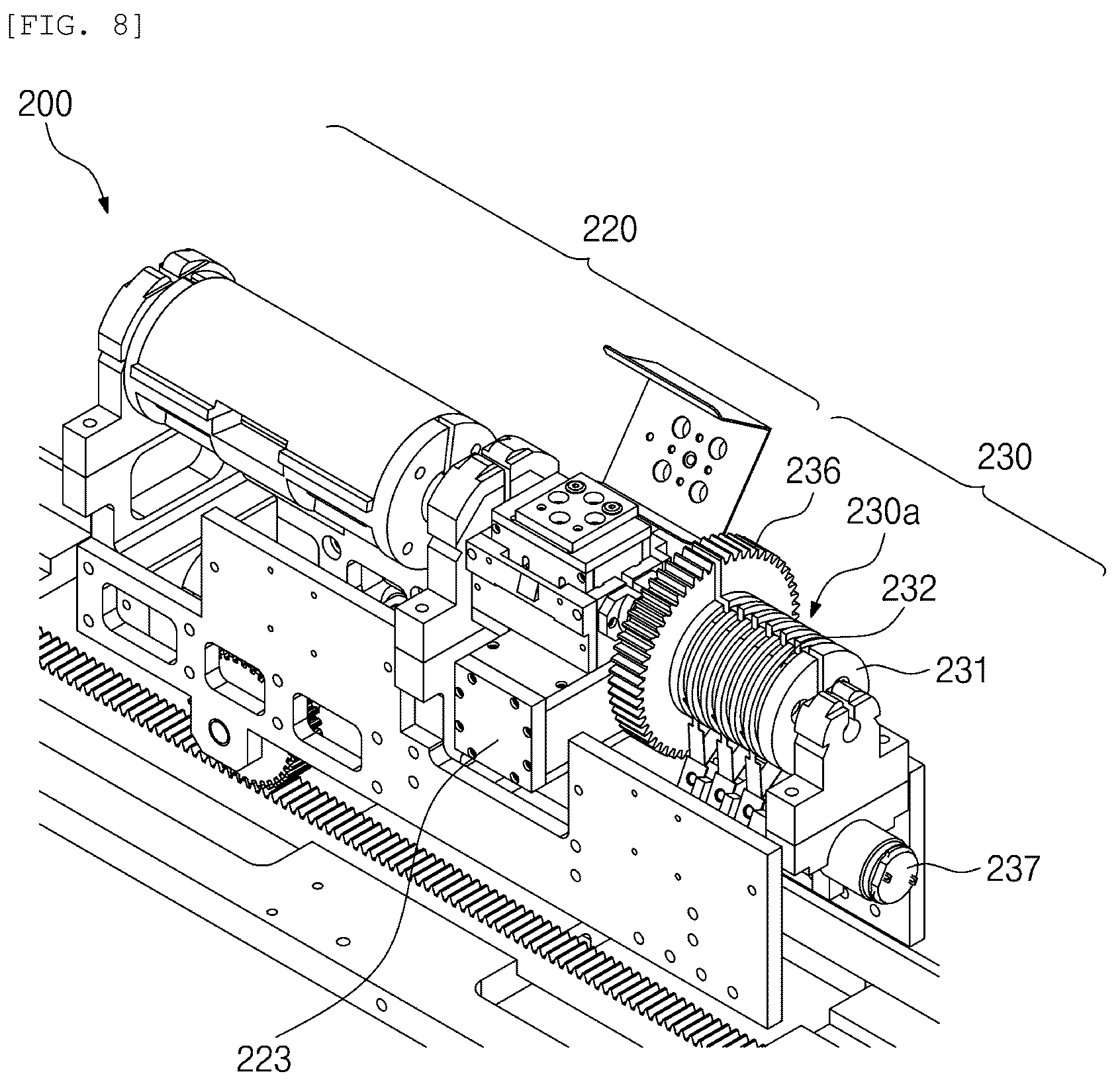 Patent US12551303 Figure 8 – Vascular interventional surgery robot having multi-contact plate, and vascular interventional surgery system
