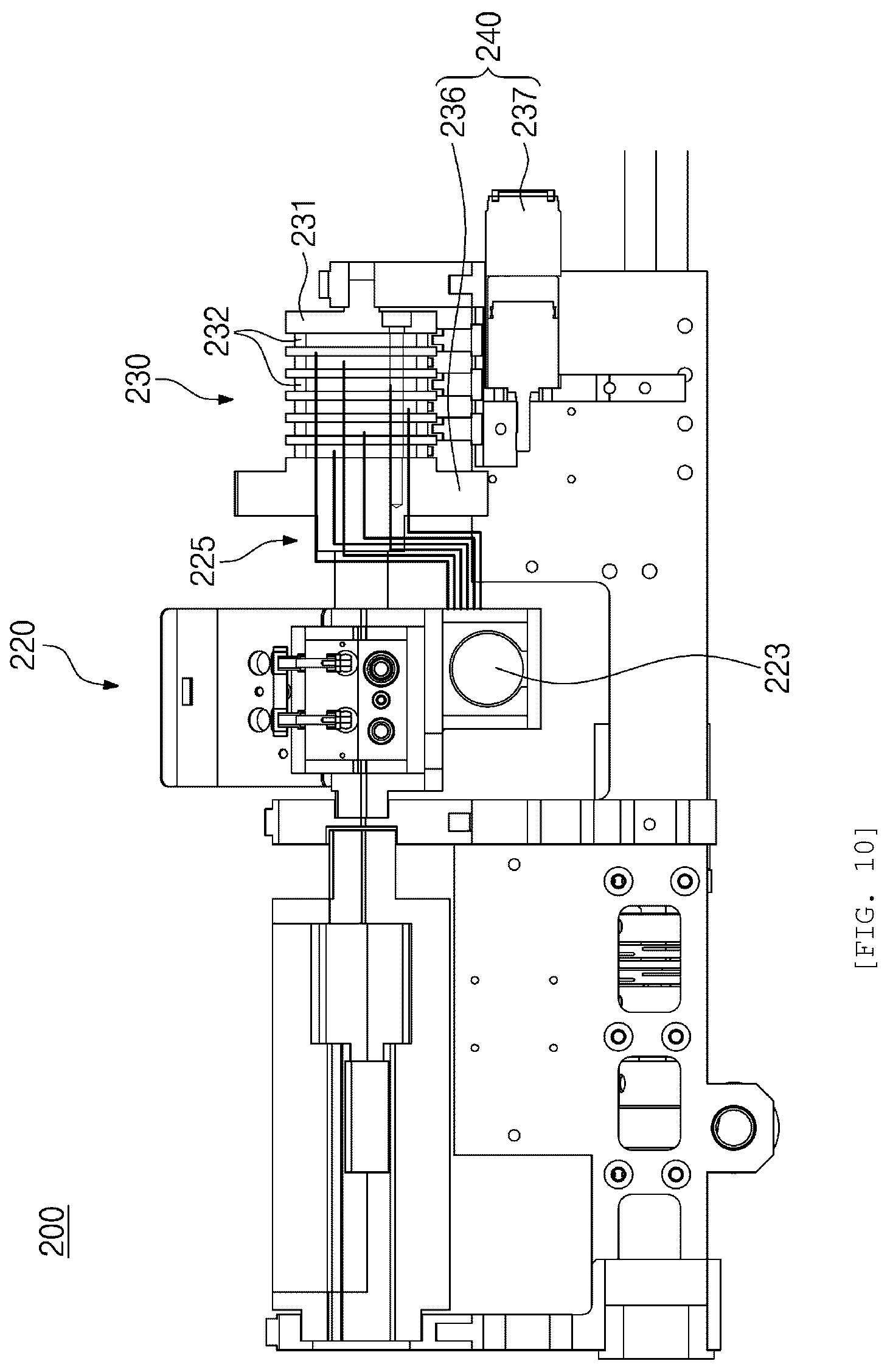 Patent US12551303 Figure 10 – Vascular interventional surgery robot having multi-contact plate, and vascular interventional surgery system