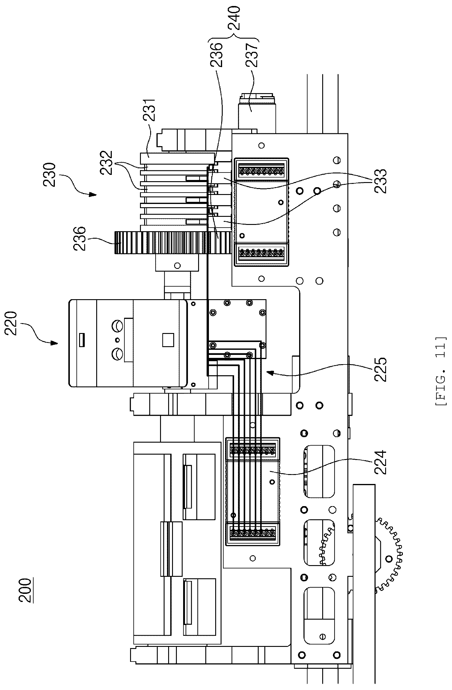 Patent US12551303 Figure 11 – Vascular interventional surgery robot having multi-contact plate, and vascular interventional surgery system