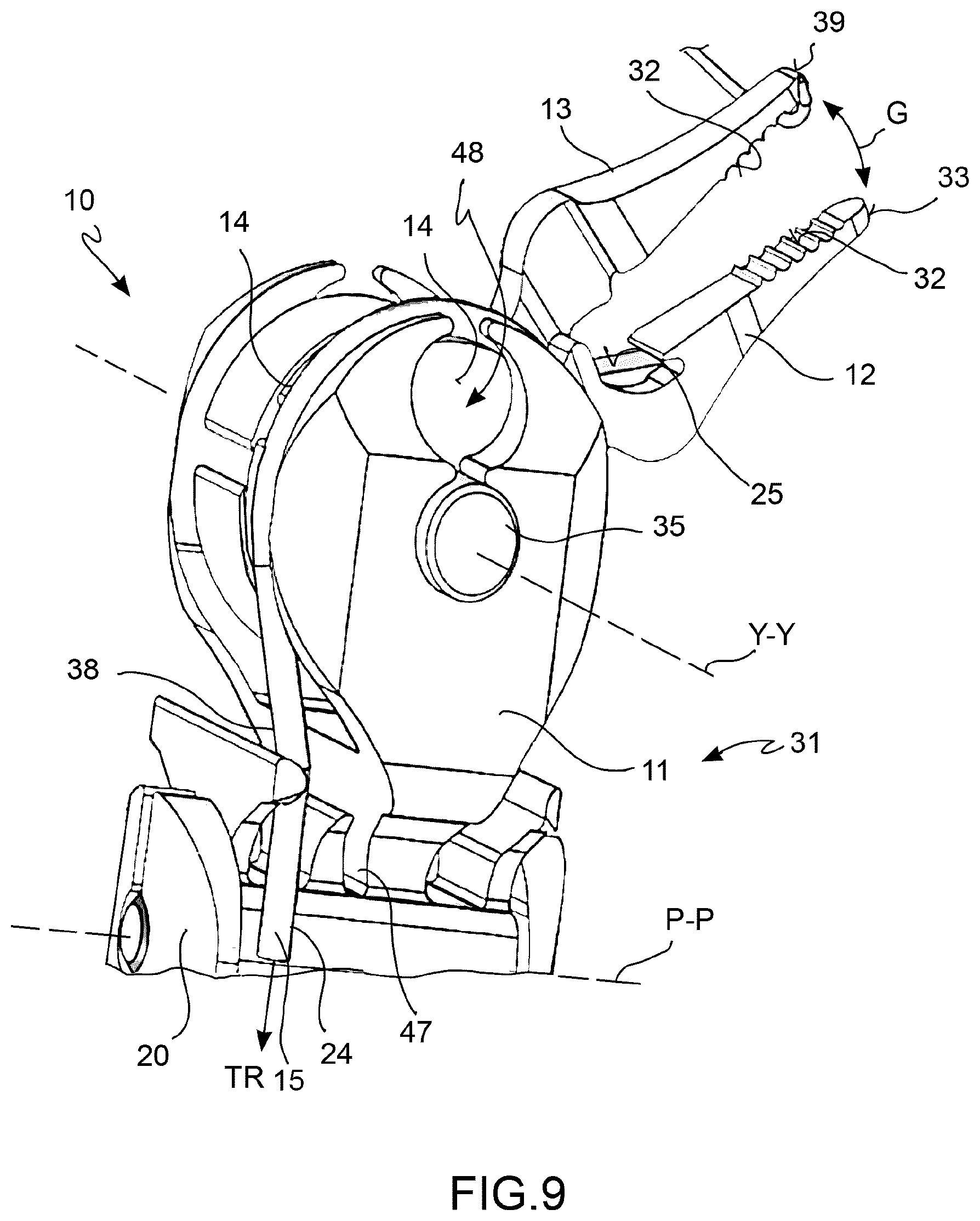 Patent US12551306 Figure 6 – Articulated surgical instrument for robotic surgery or microsurgery, manufacturing method and assembly method