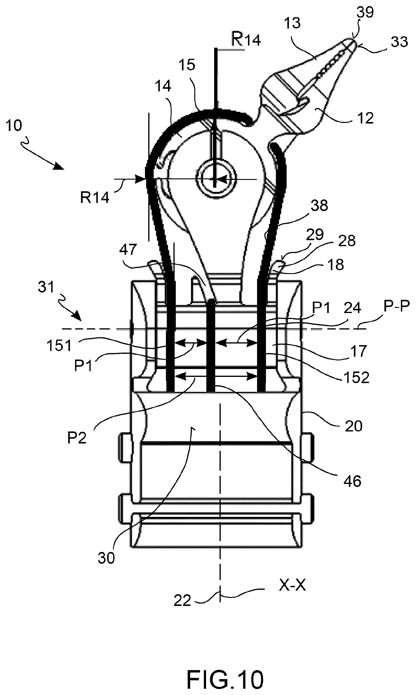 Patent US12551306 Figure 7 – Articulated surgical instrument for robotic surgery or microsurgery, manufacturing method and assembly method