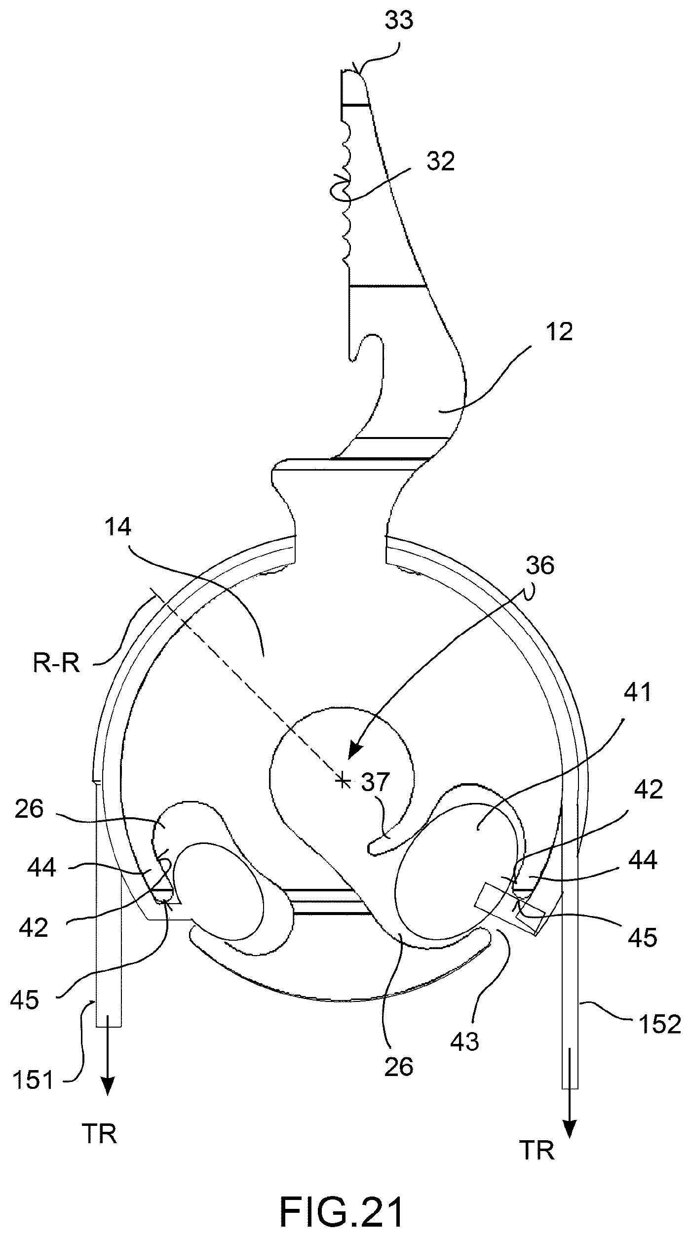 Patent US12551306 Figure 16 – Articulated surgical instrument for robotic surgery or microsurgery, manufacturing method and assembly method