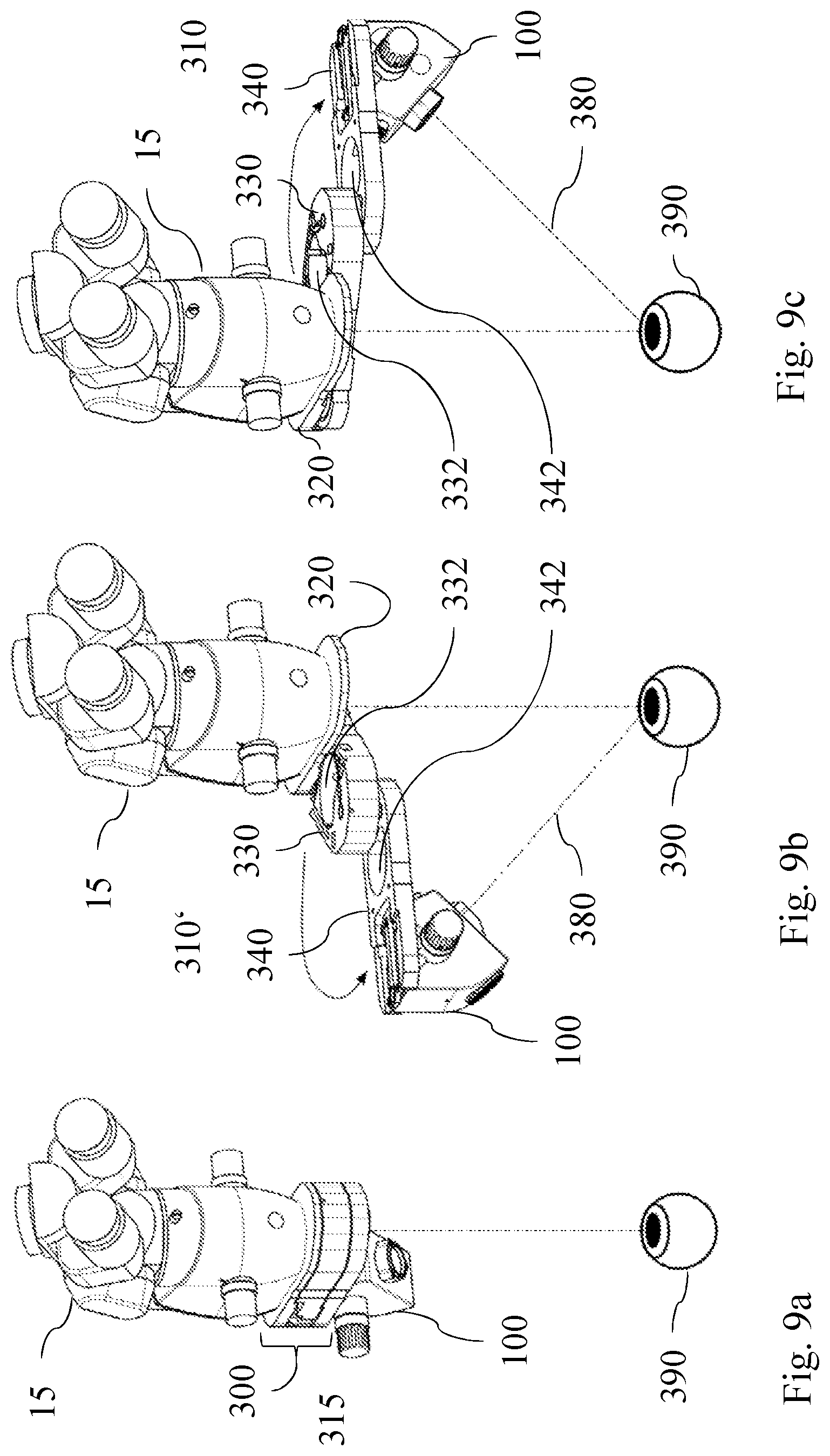 Patent US12551309 Figure 9 – Slit projector arrangement