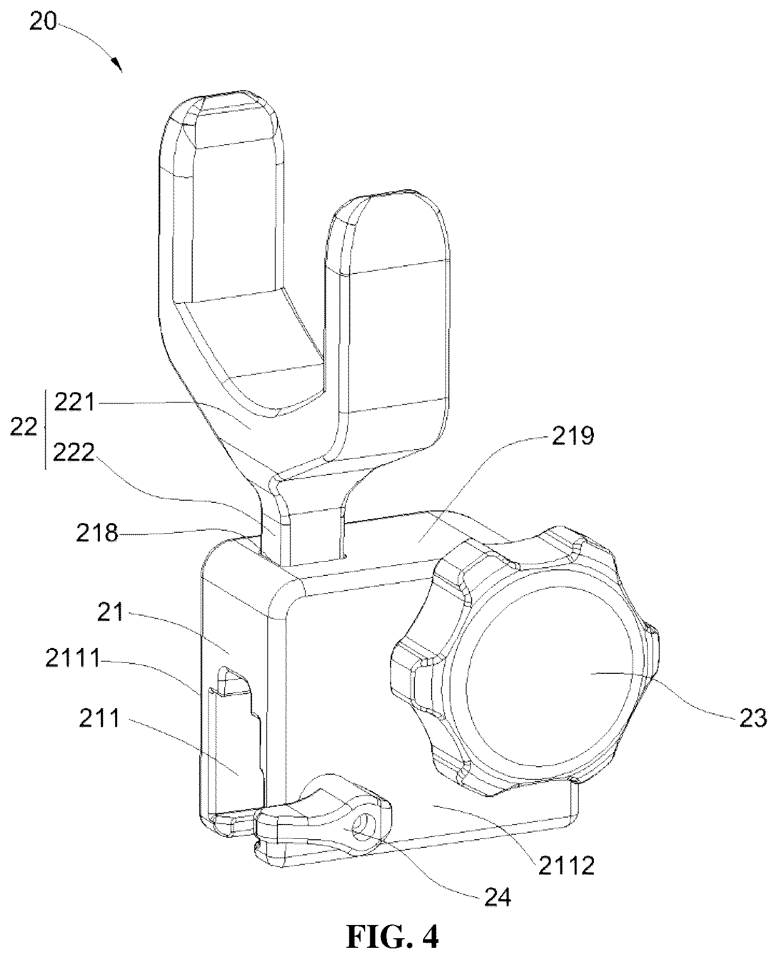 Patent US12551310 Figure 4 – Interventional instrument manipulation accessory and interventional medical system