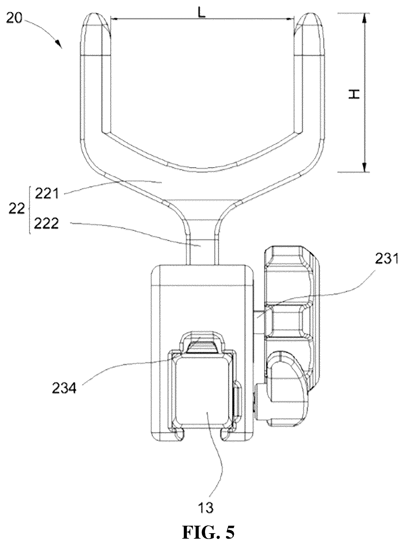 Patent US12551310 Figure 5 – Interventional instrument manipulation accessory and interventional medical system