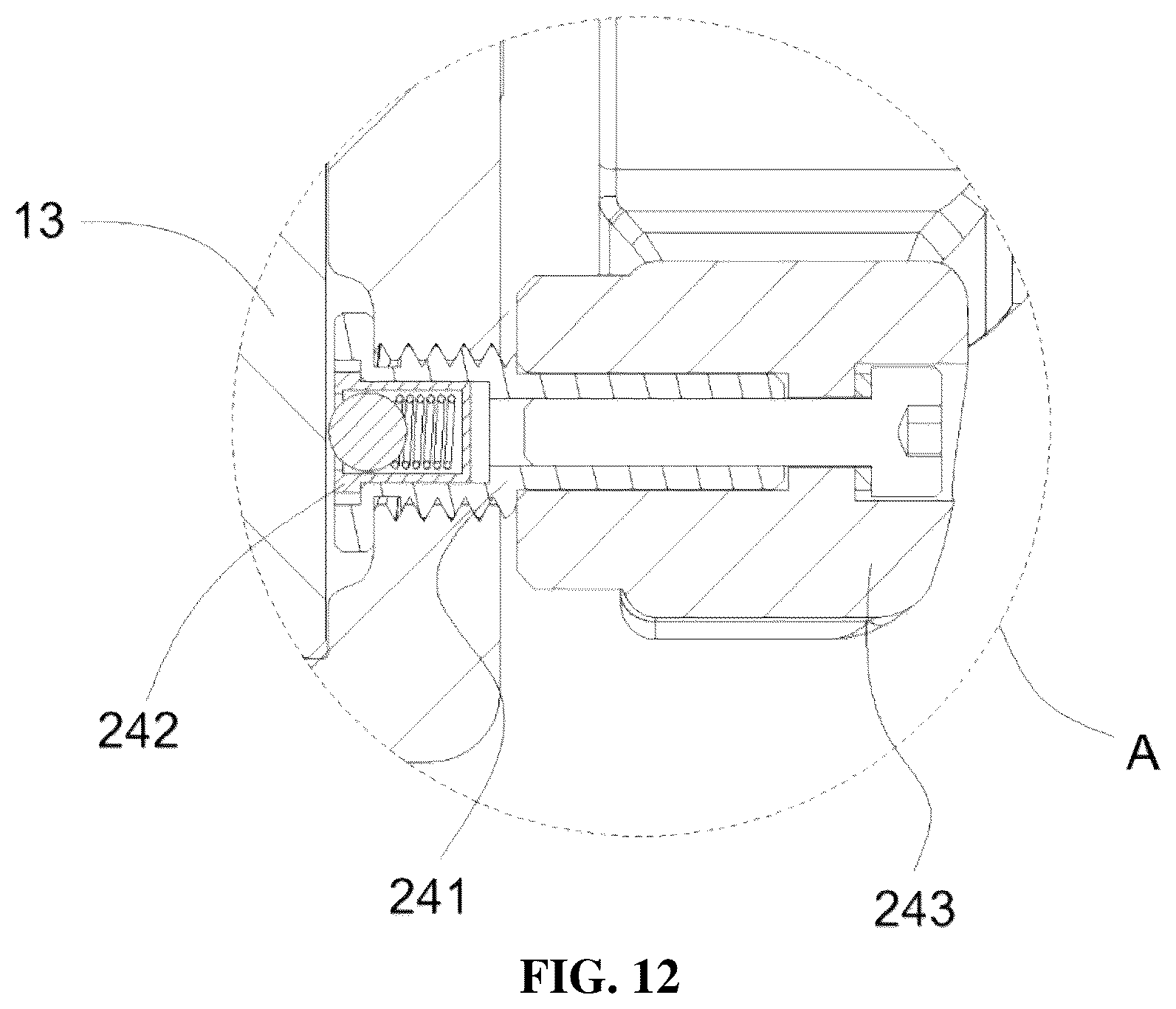 Patent US12551310 Figure 11 – Interventional instrument manipulation accessory and interventional medical system