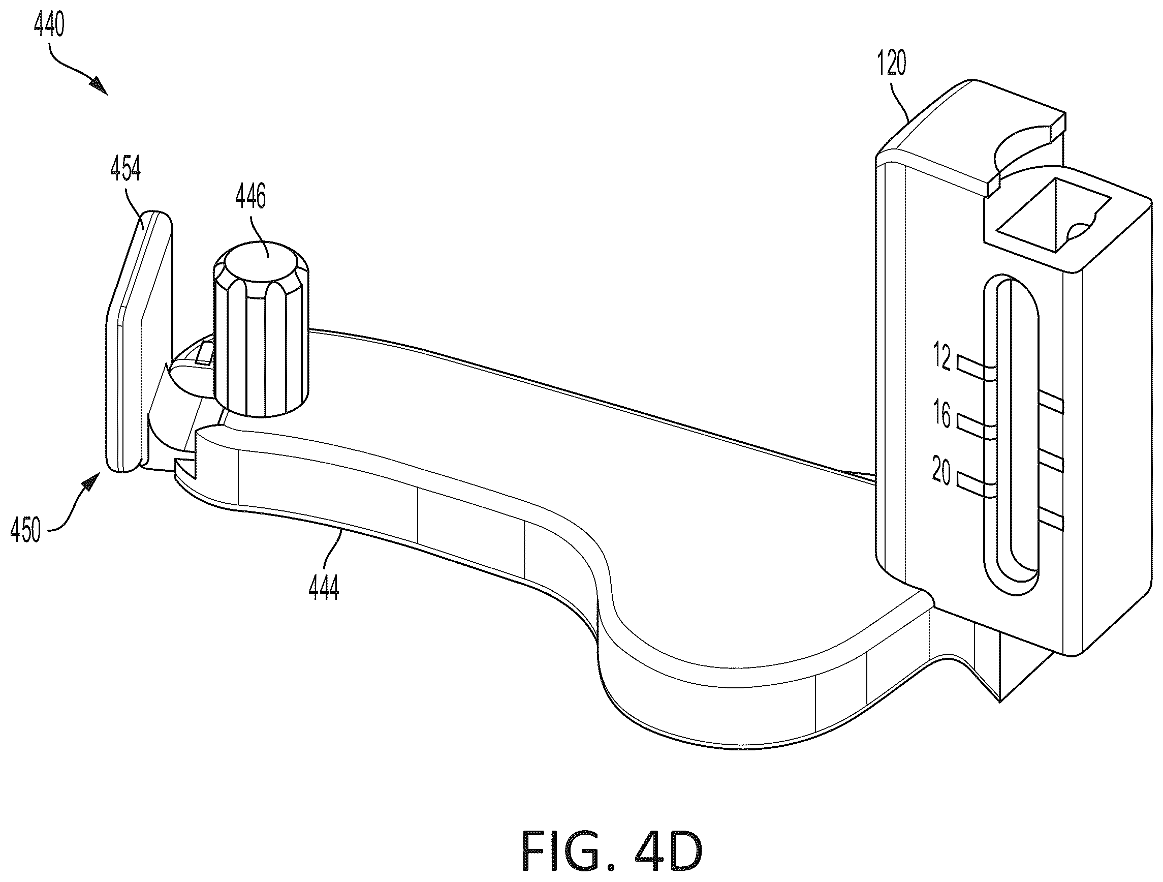 Patent US12551311 Figure 13 – Adjustable clavicle hook plate measurement gauge