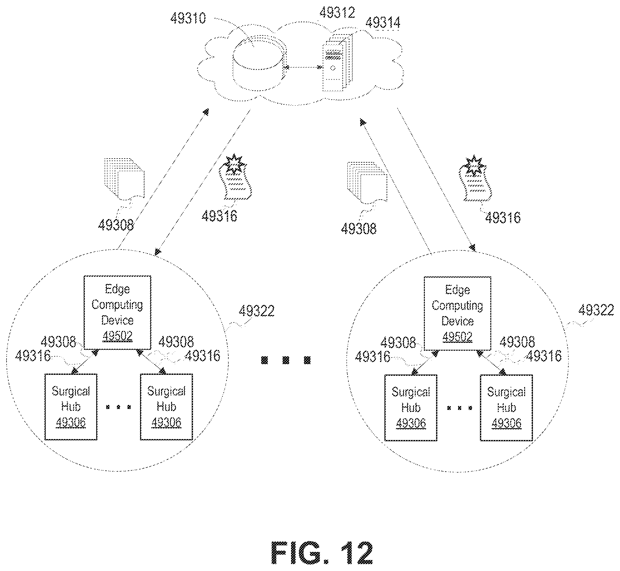Patent US12551312 Figure 12 – Autonomous adaptation of surgical device control algorithm