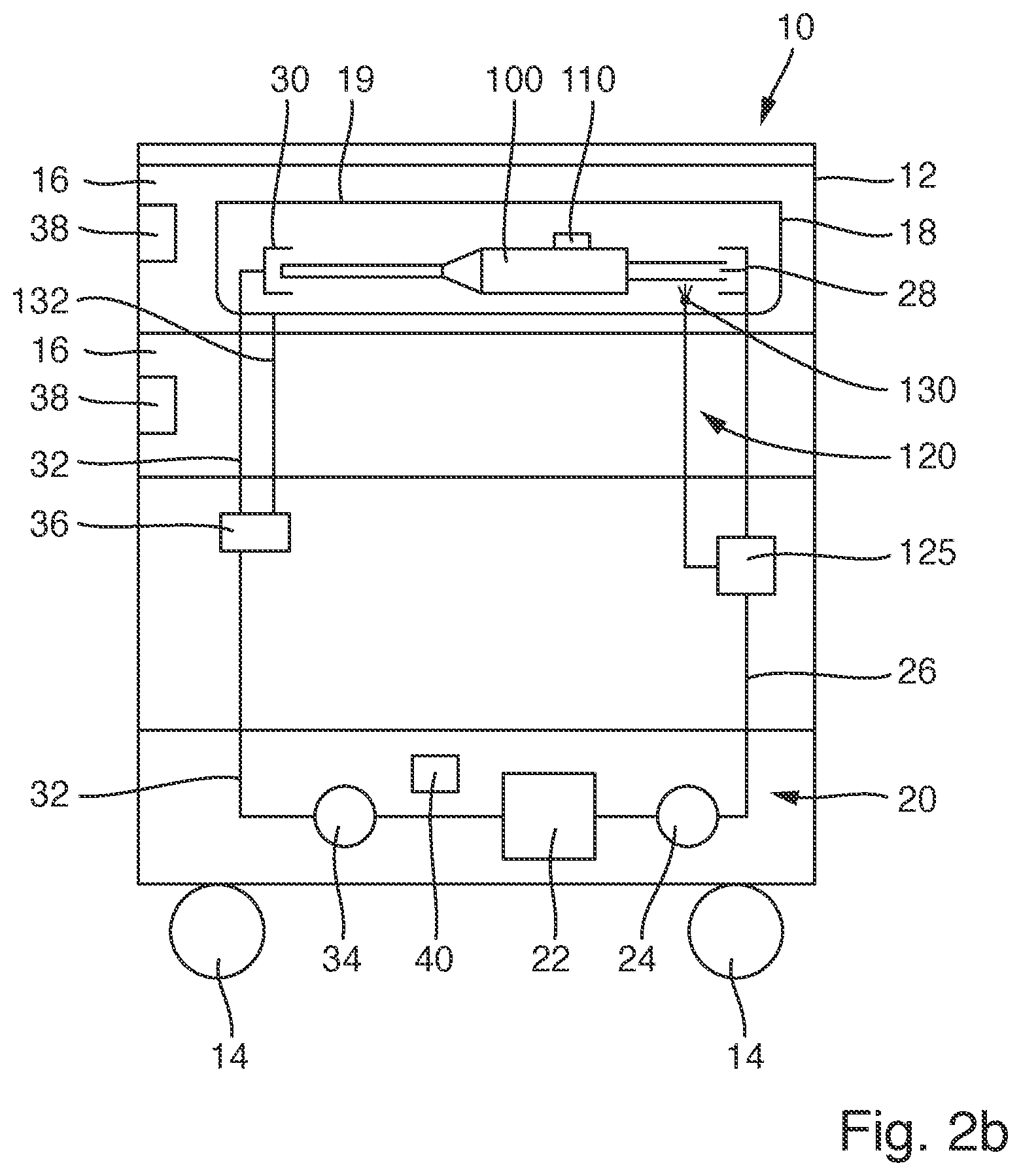 Patent US12551316 Figure 3 – Transport trolley for surgical instruments