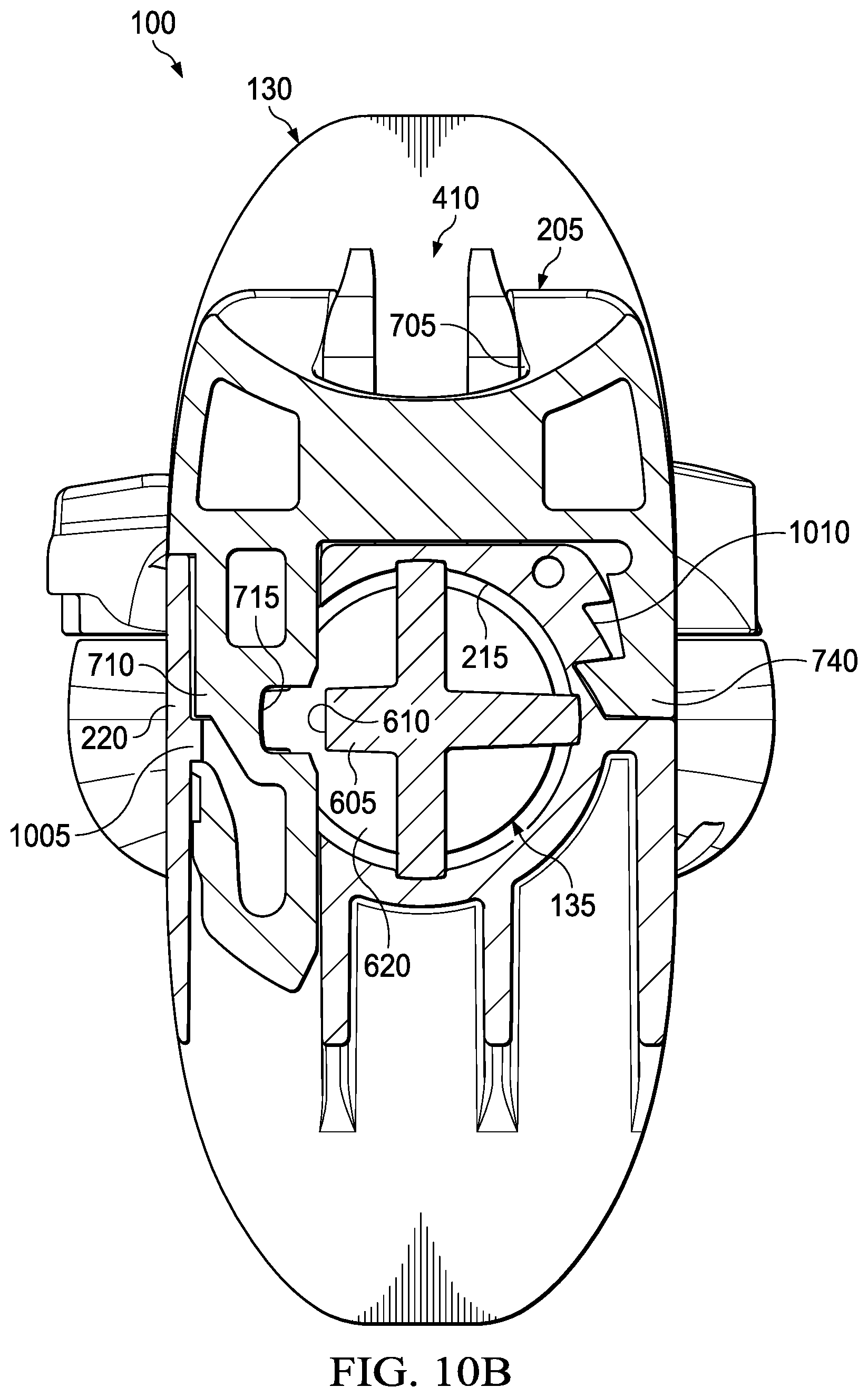 Patent US12551334 Figure 8 – Surgical implant delivery with lockable plunger