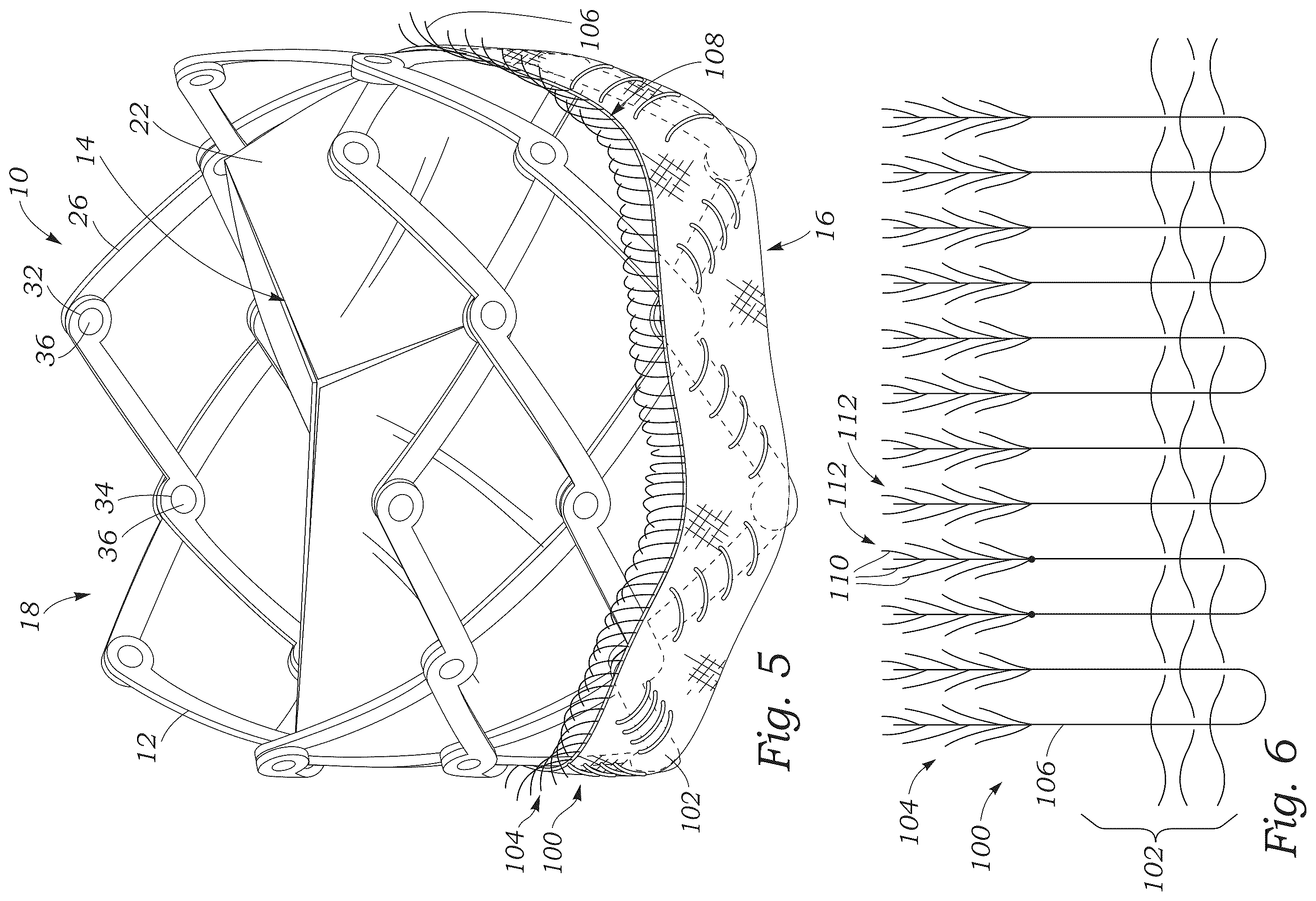 Patent US12551336 Figure 4 – Sealing element for prosthetic heart valve