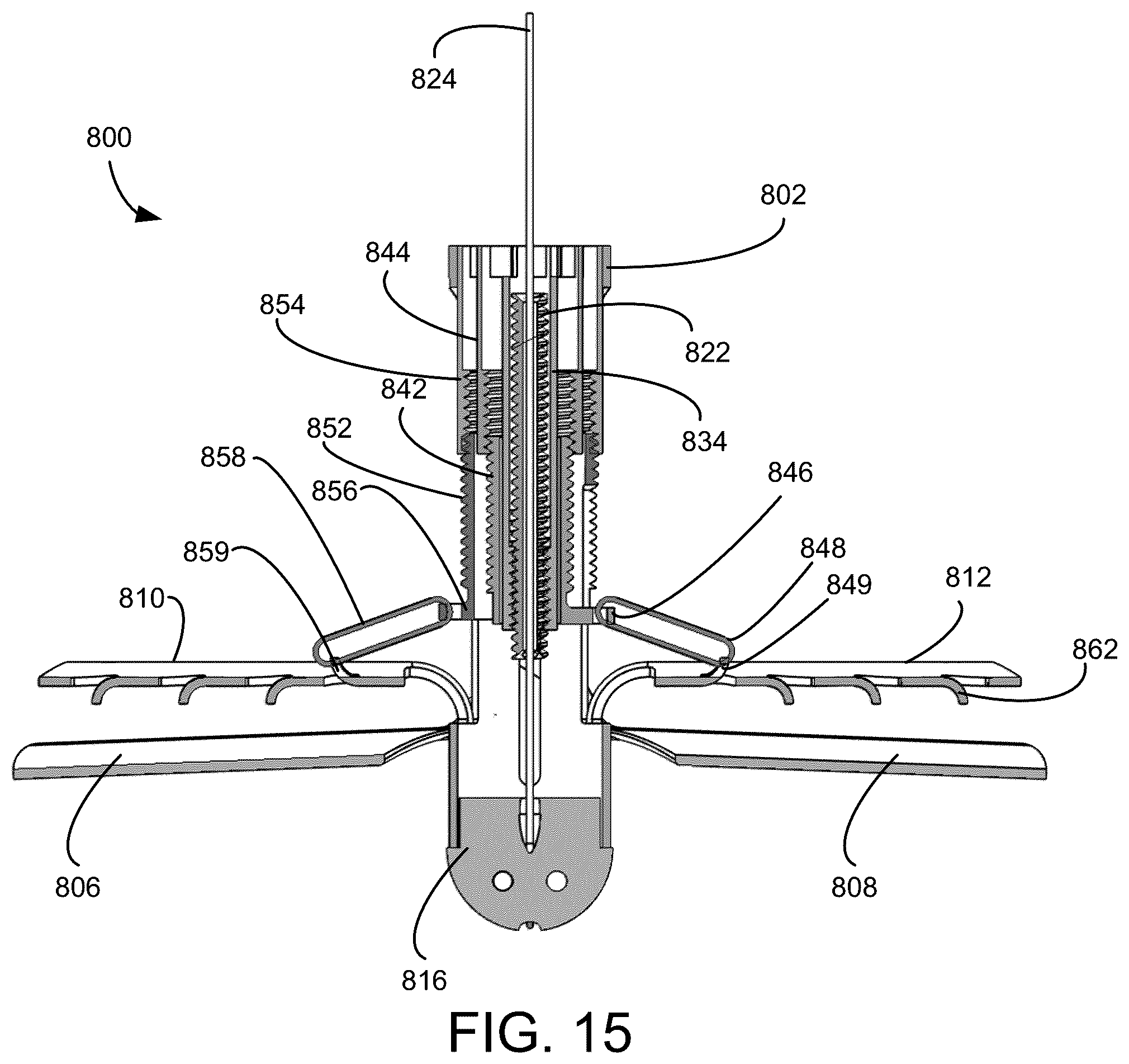 Patent US12551341 Figure 14 – Heart valve clip