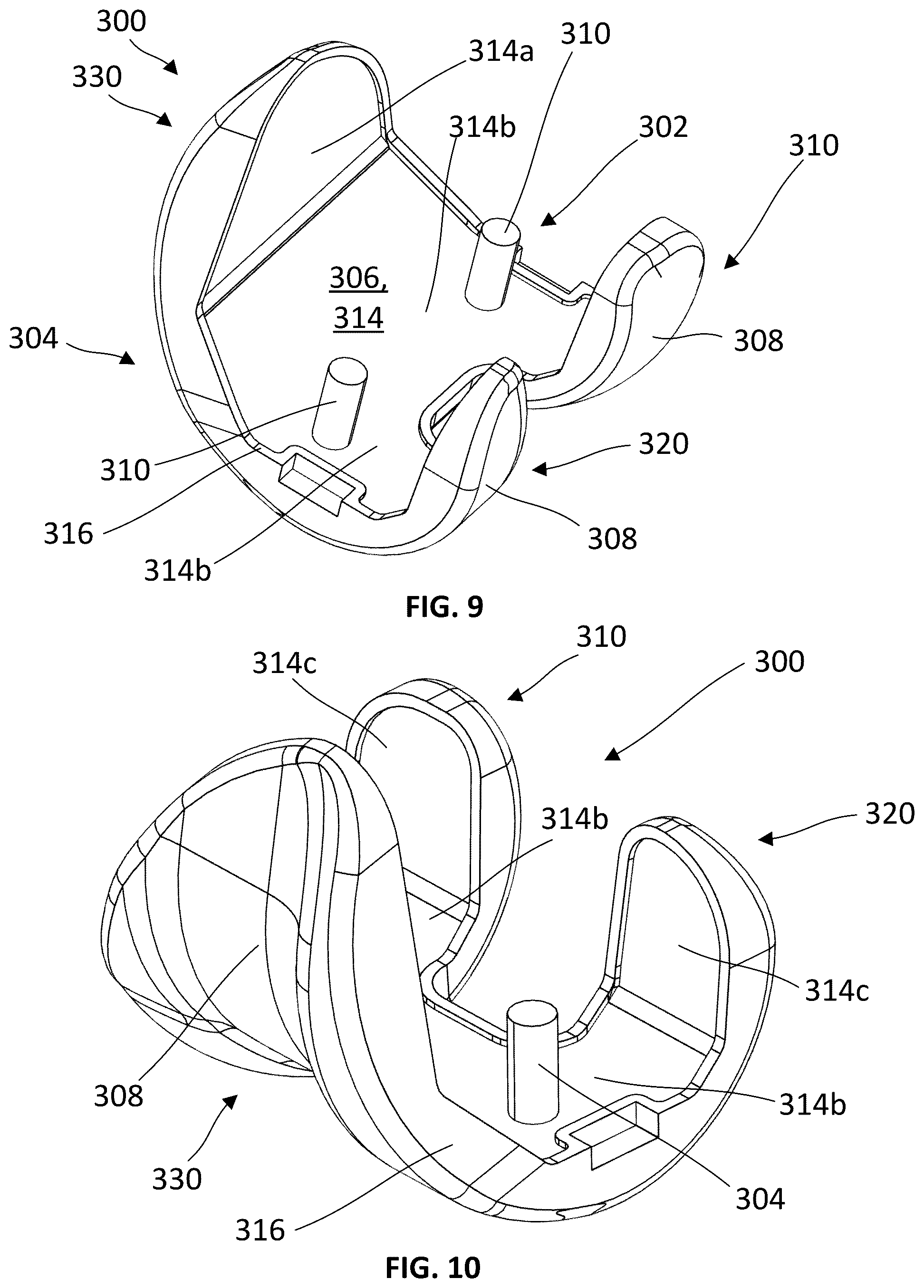 Patent US12551349 Figure 5 – Implant component