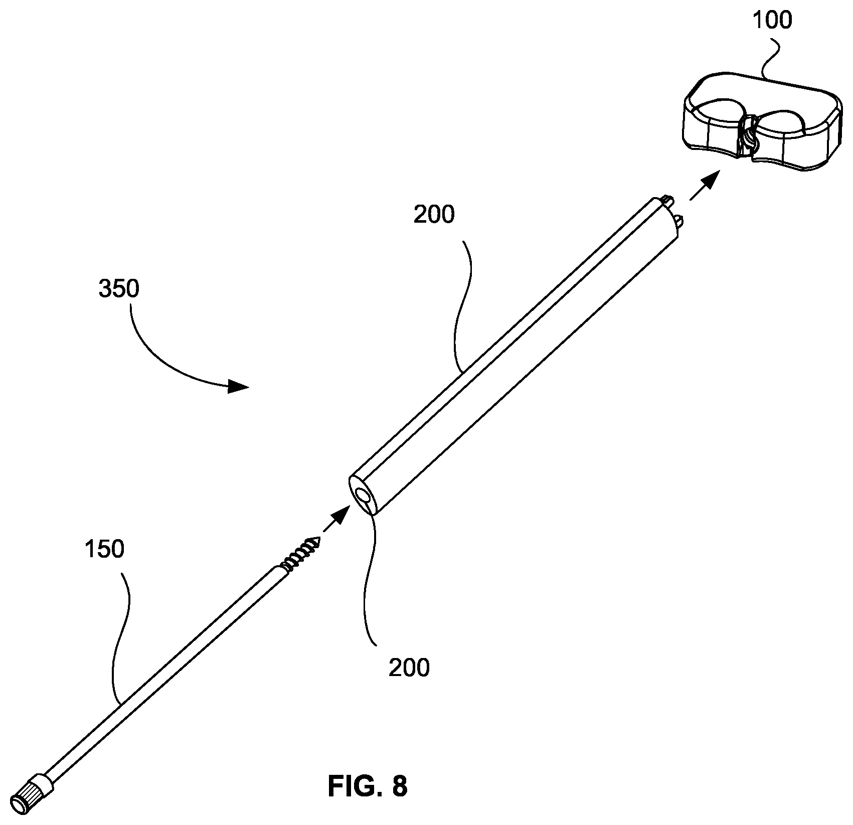 Patent US12551353 Figure 8 – Spinal plate selection and positioning system