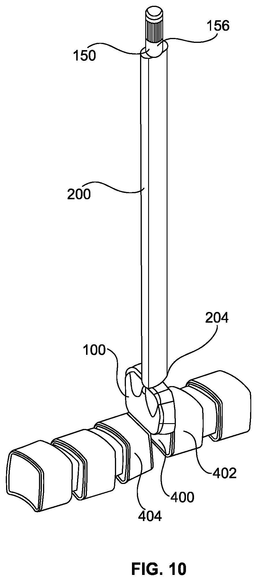 Patent US12551353 Figure 10 – Spinal plate selection and positioning system