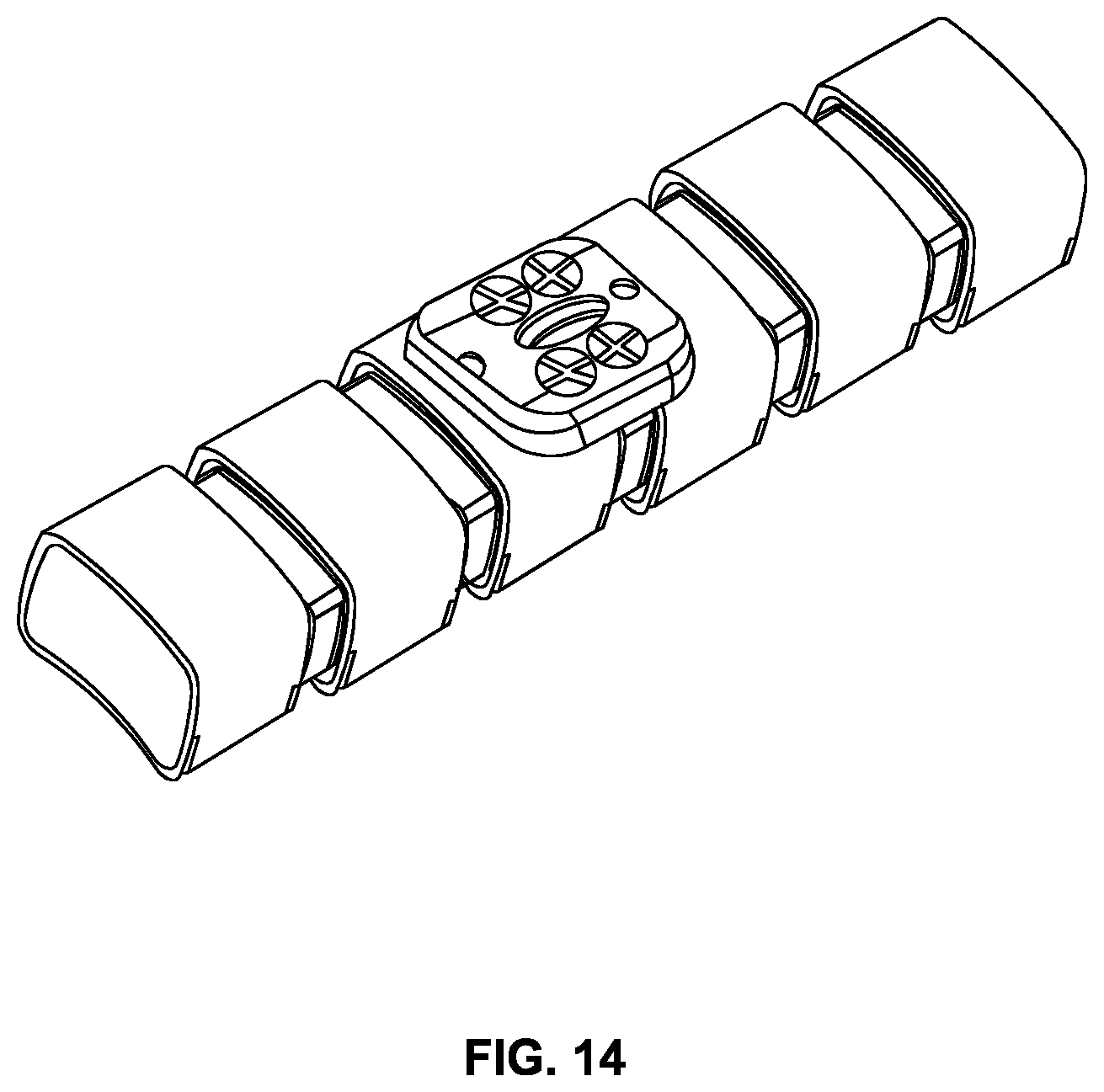 Patent US12551353 Figure 14 – Spinal plate selection and positioning system