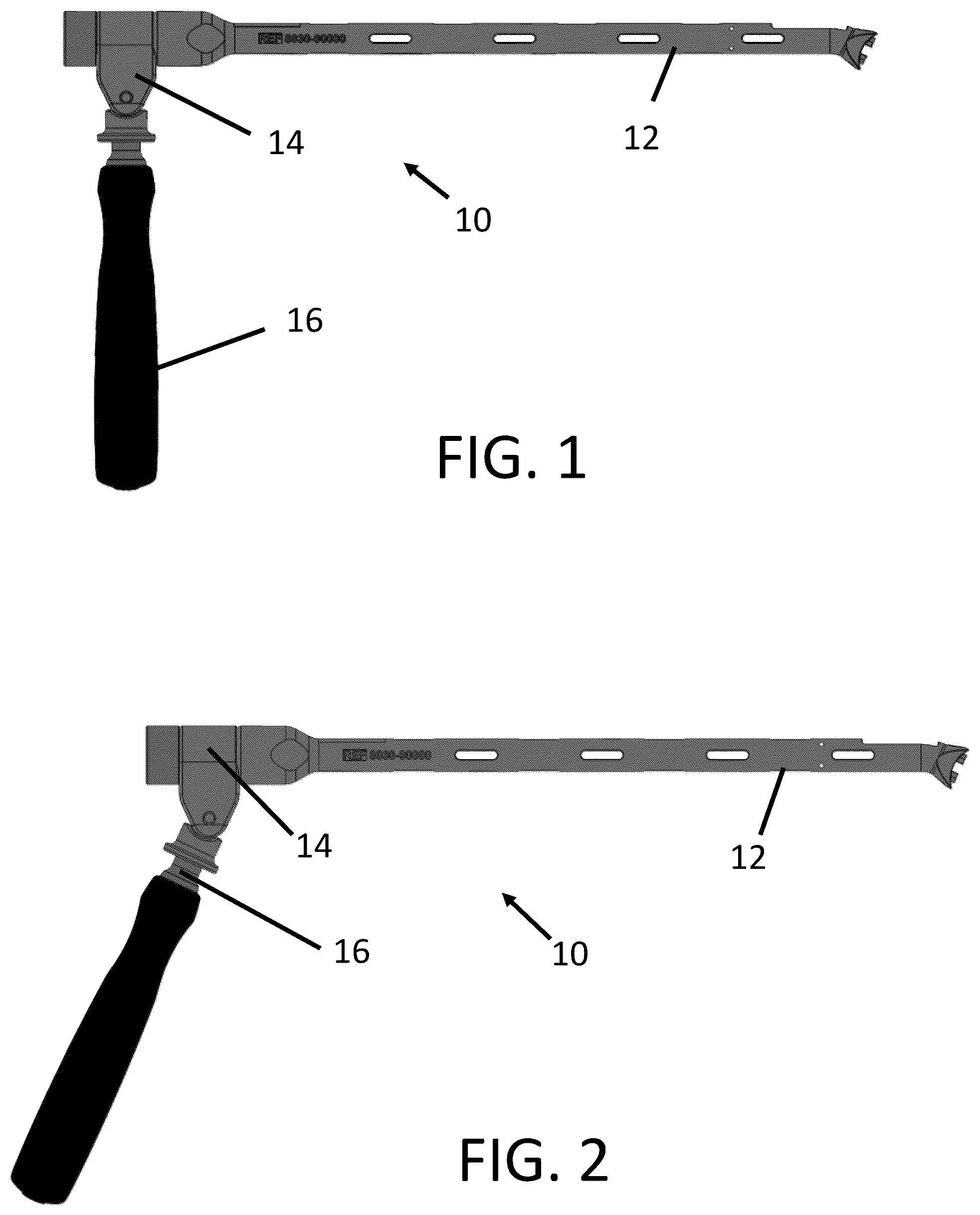 Patent US12551356 Figure 1 – Universal lateral pivoting handle