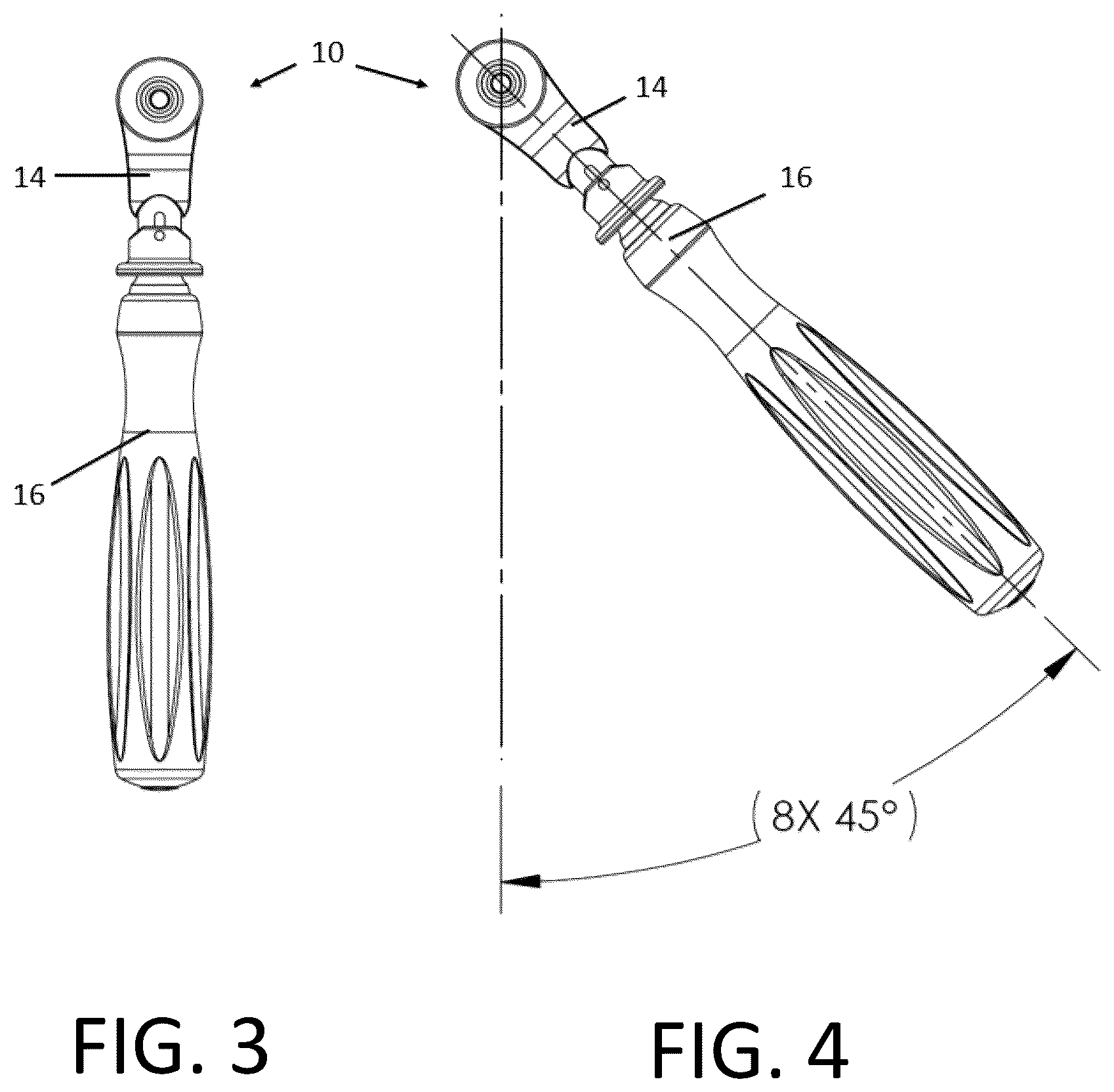 Patent US12551356 Figure 2 – Universal lateral pivoting handle