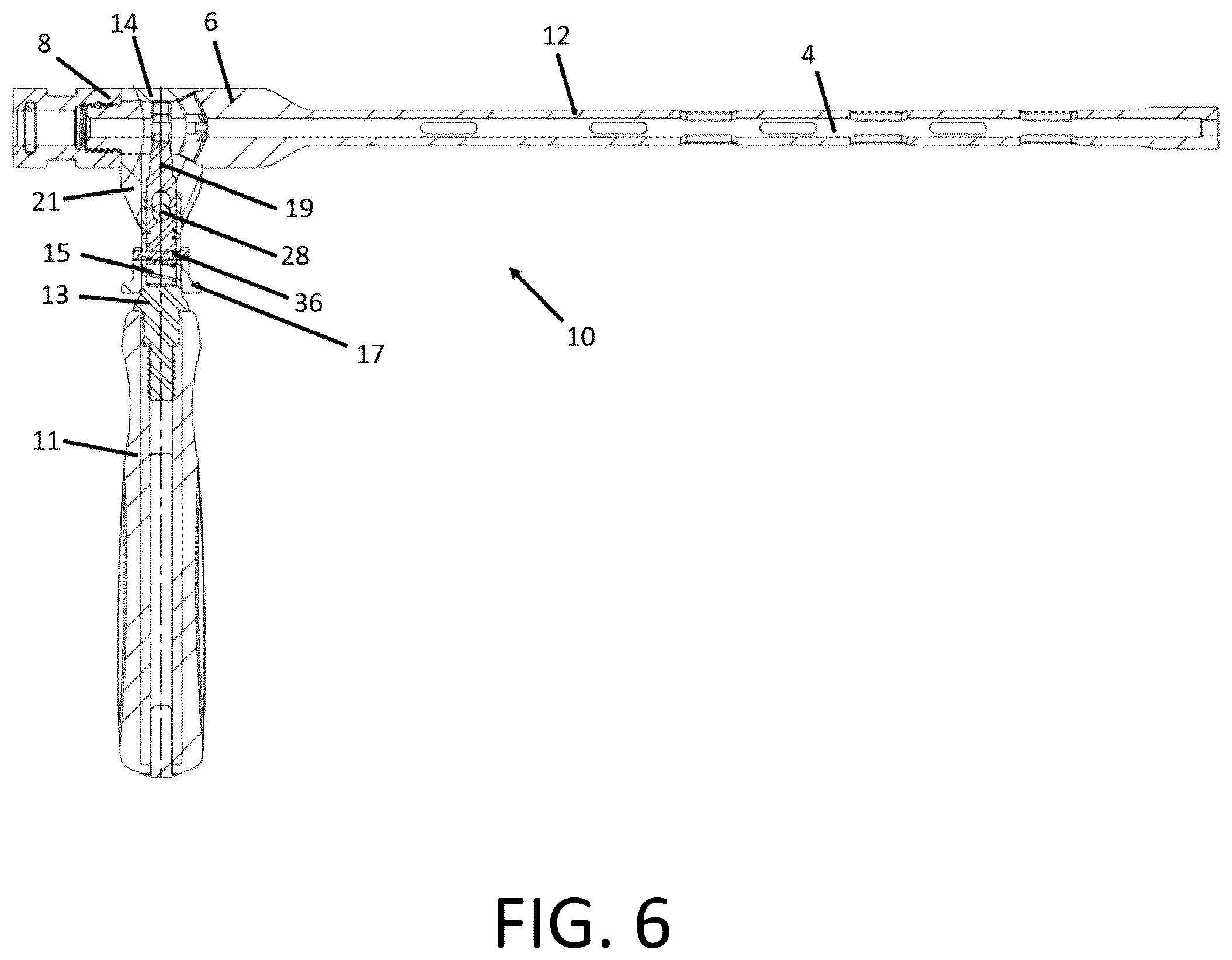 Patent US12551356 Figure 4 – Universal lateral pivoting handle