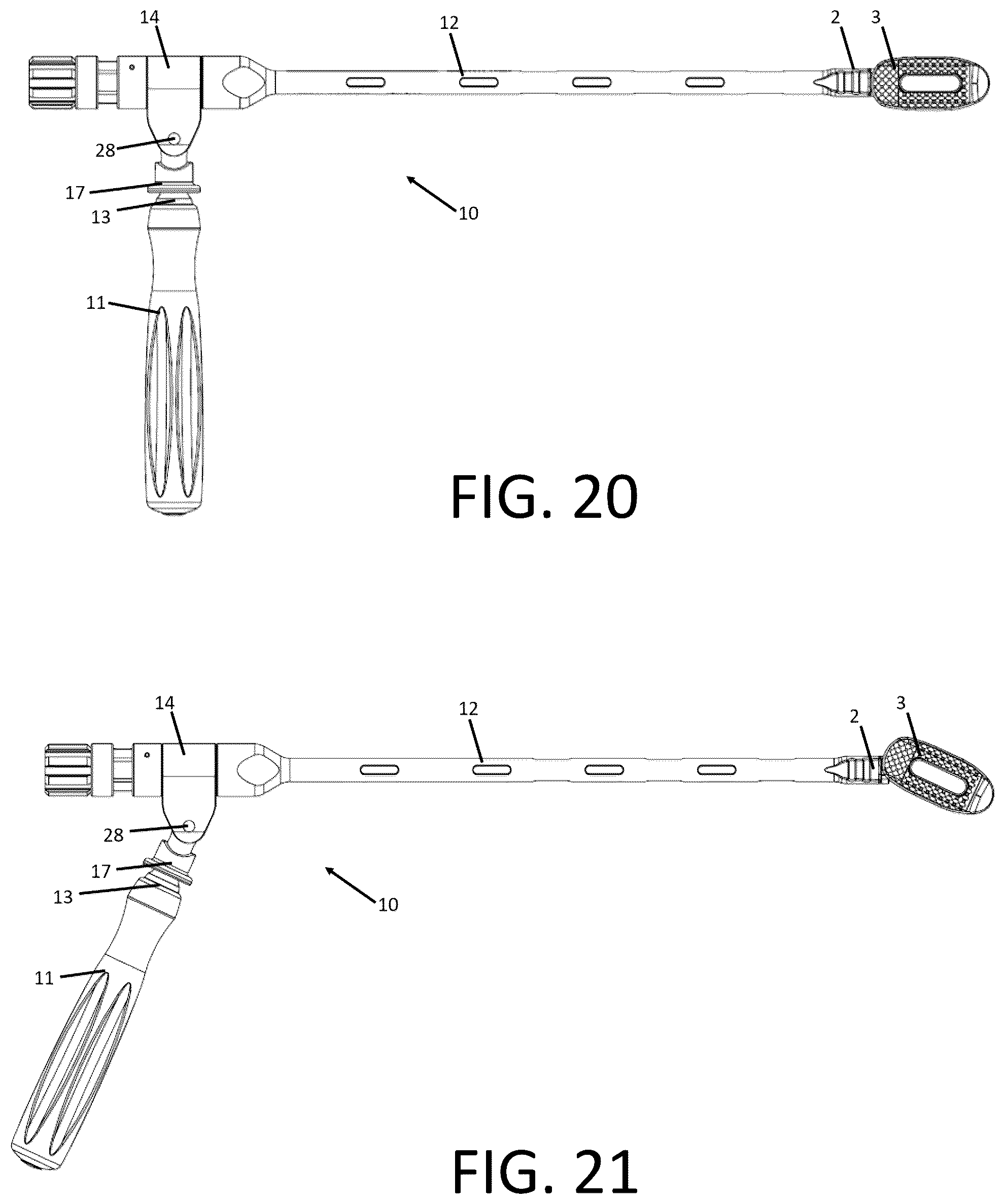 Patent US12551356 Figure 14 – Universal lateral pivoting handle