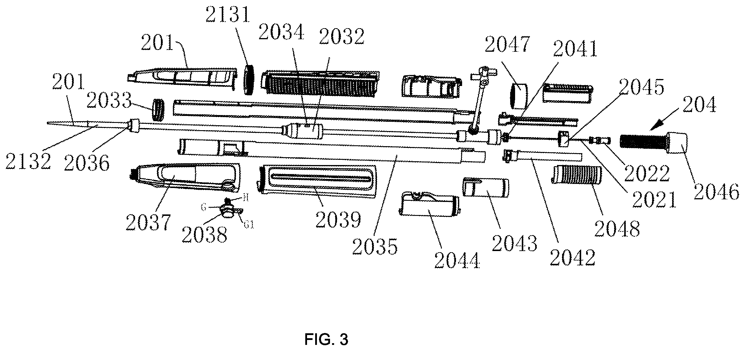 Patent US12551358 Figure 3 – Stent delivery and release device and stent delivery and release system