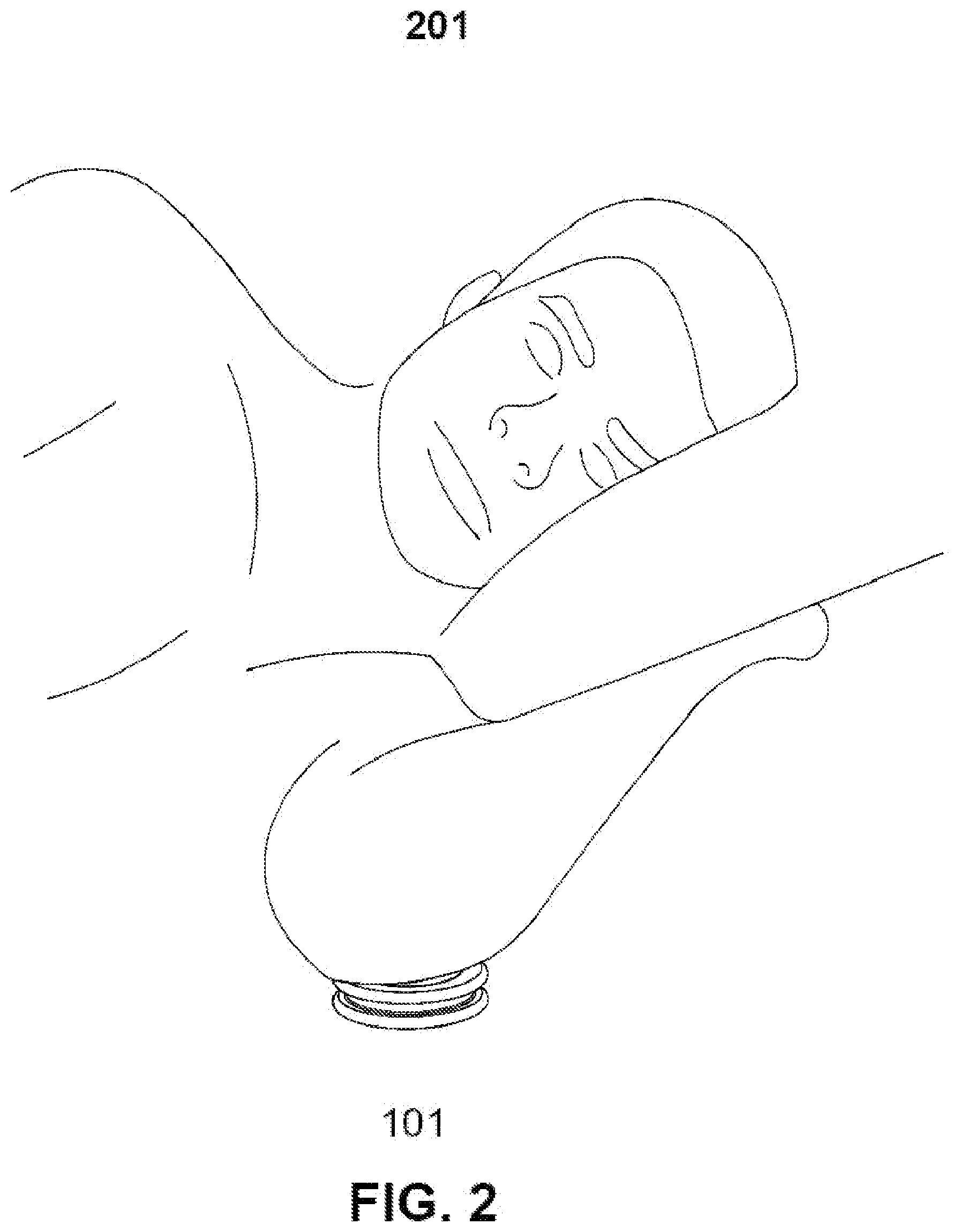 Patent US12551362 Figure 2 – Tennis elbow offloading device