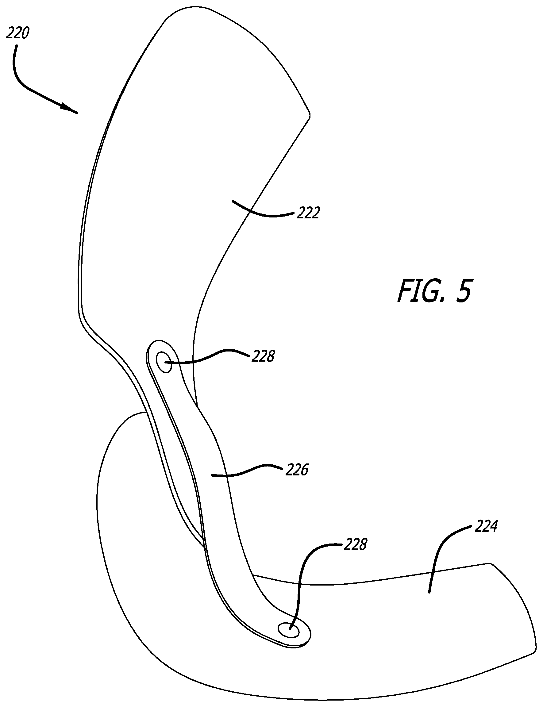 Patent US12551364 Figure 5 – Orthopedic walking boot