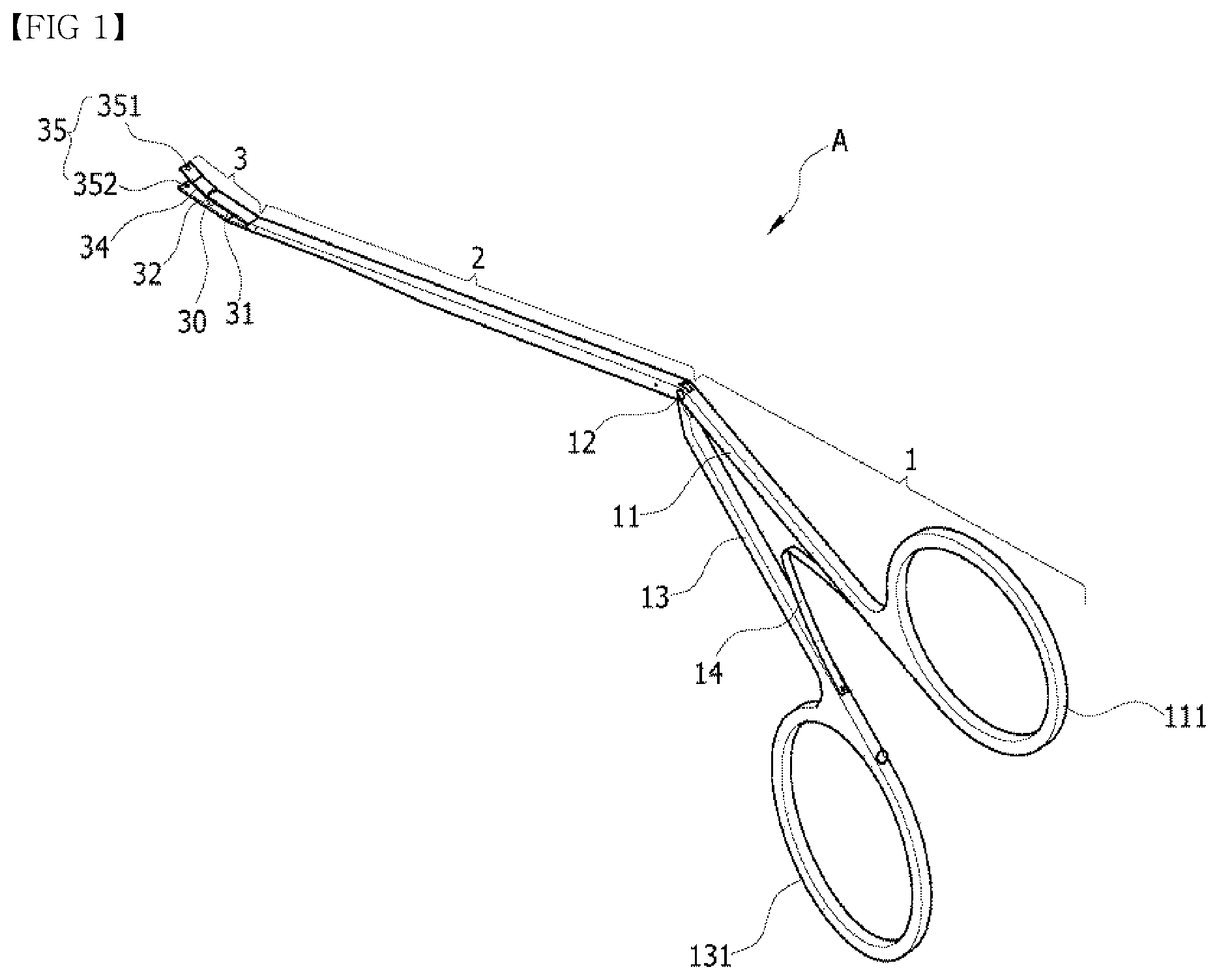 Patent US12551374 — Punching-type iridotomy instrument — Figure 1