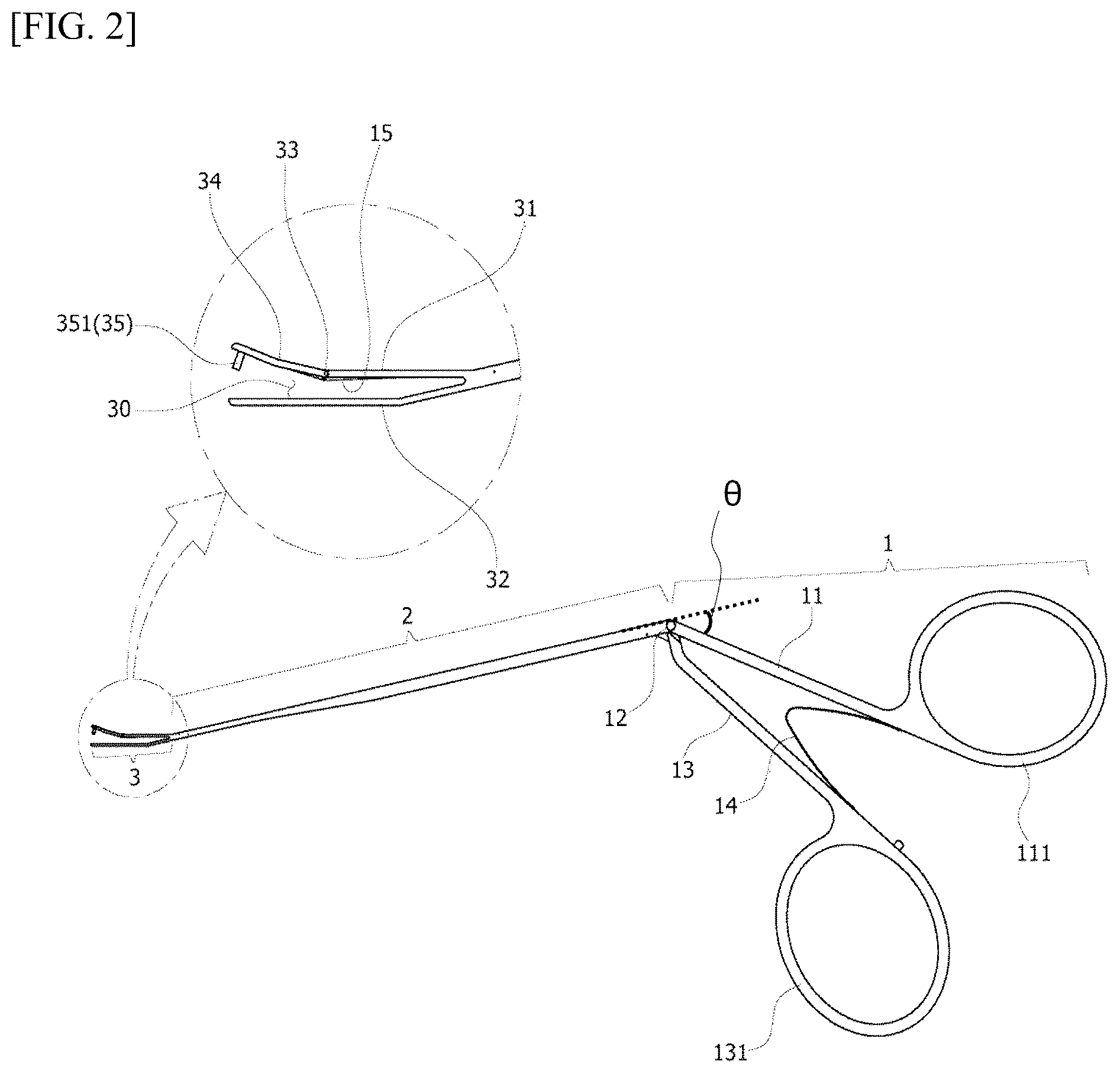 Patent US12551374 Figure 2 – Punching-type iridotomy instrument