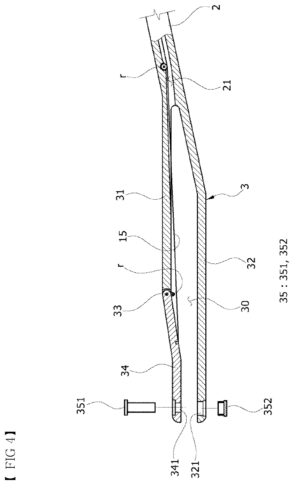 Patent US12551374 Figure 4 – Punching-type iridotomy instrument