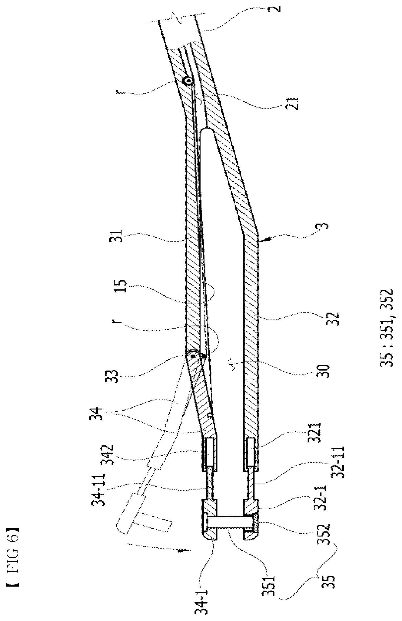 Patent US12551374 Figure 6 – Punching-type iridotomy instrument