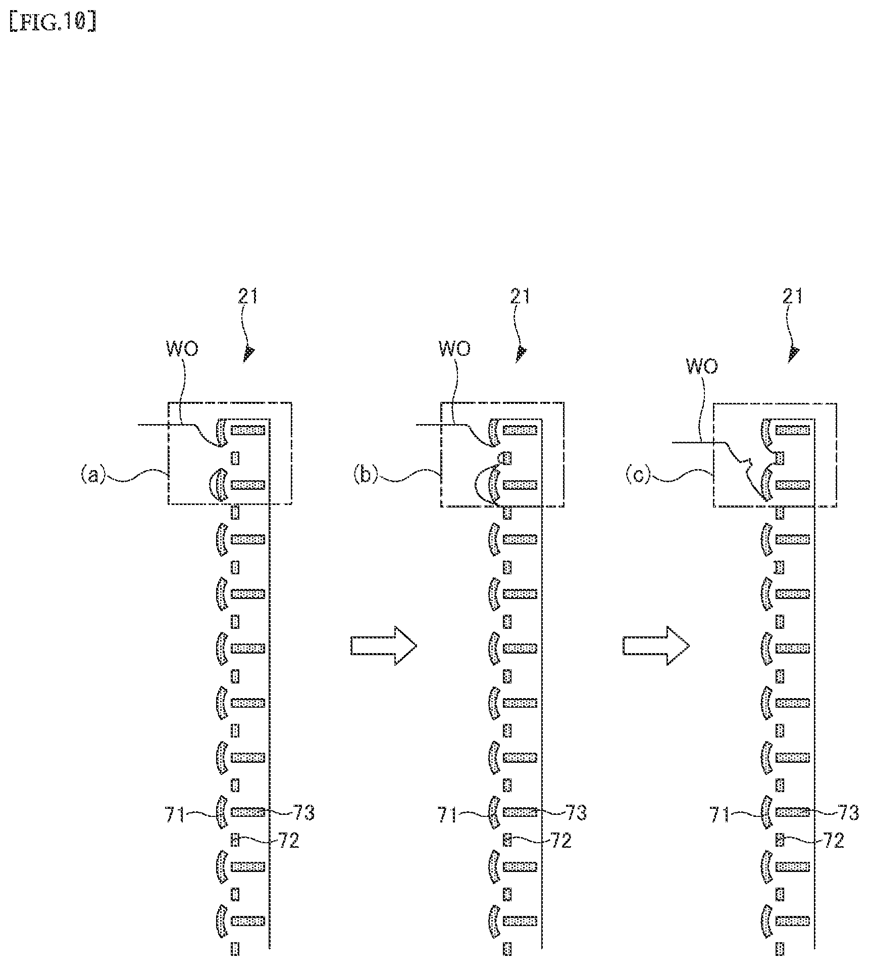 Patent US12551382 Figure 10 – Disposable wearing article