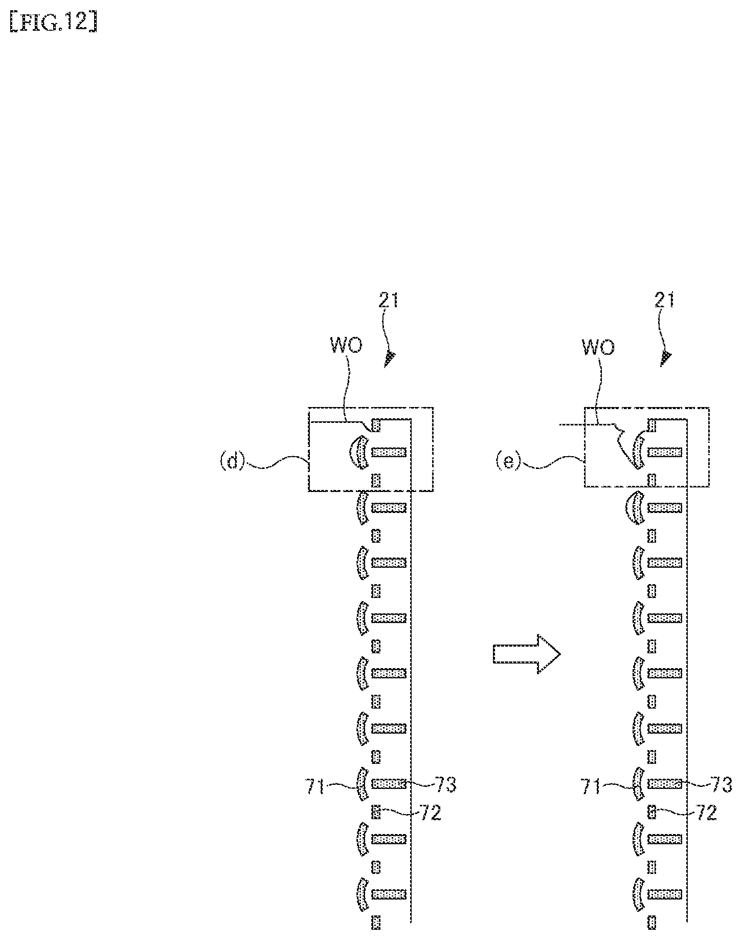 Patent US12551382 Figure 12 – Disposable wearing article