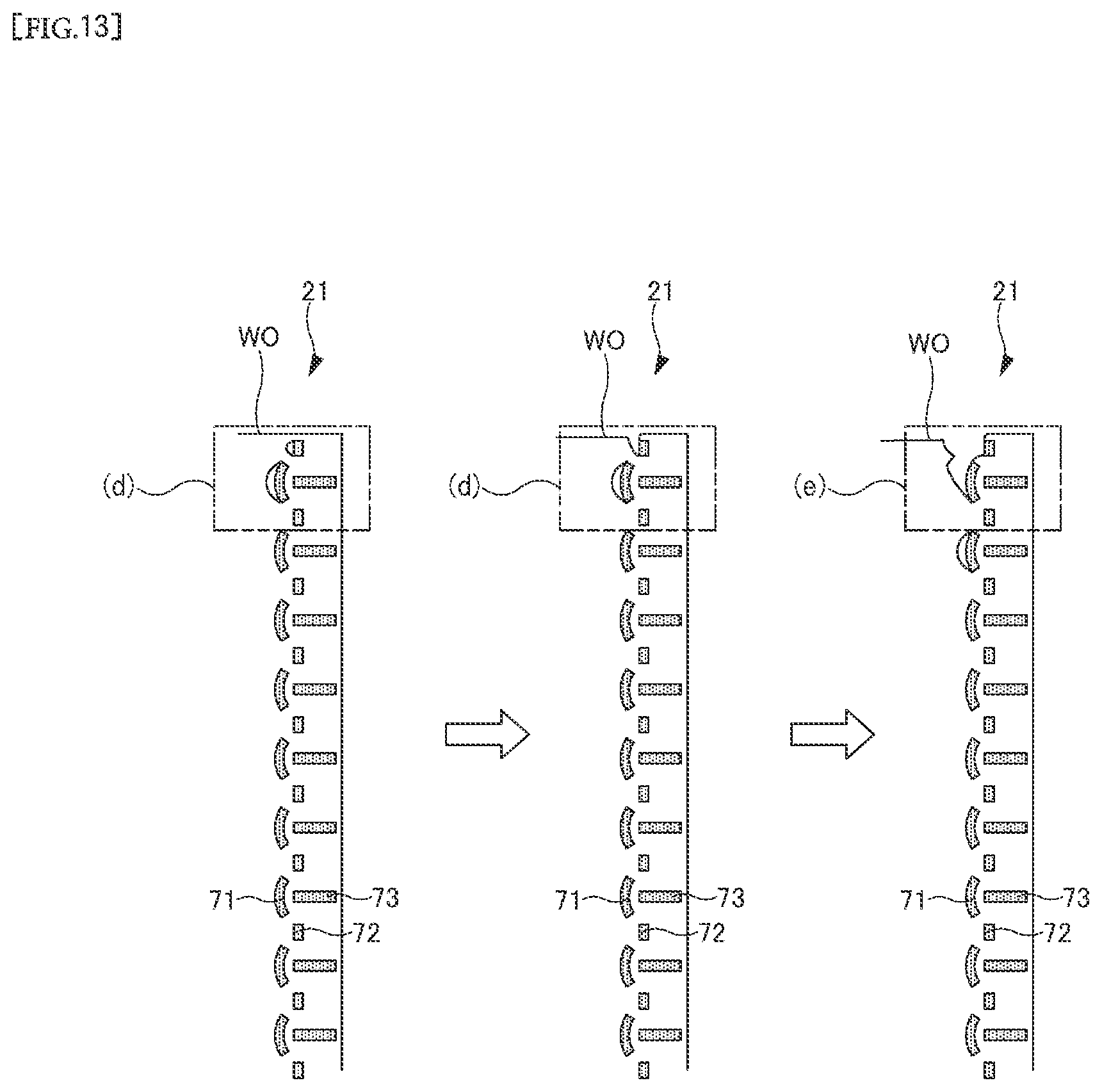 Patent US12551382 Figure 13 – Disposable wearing article