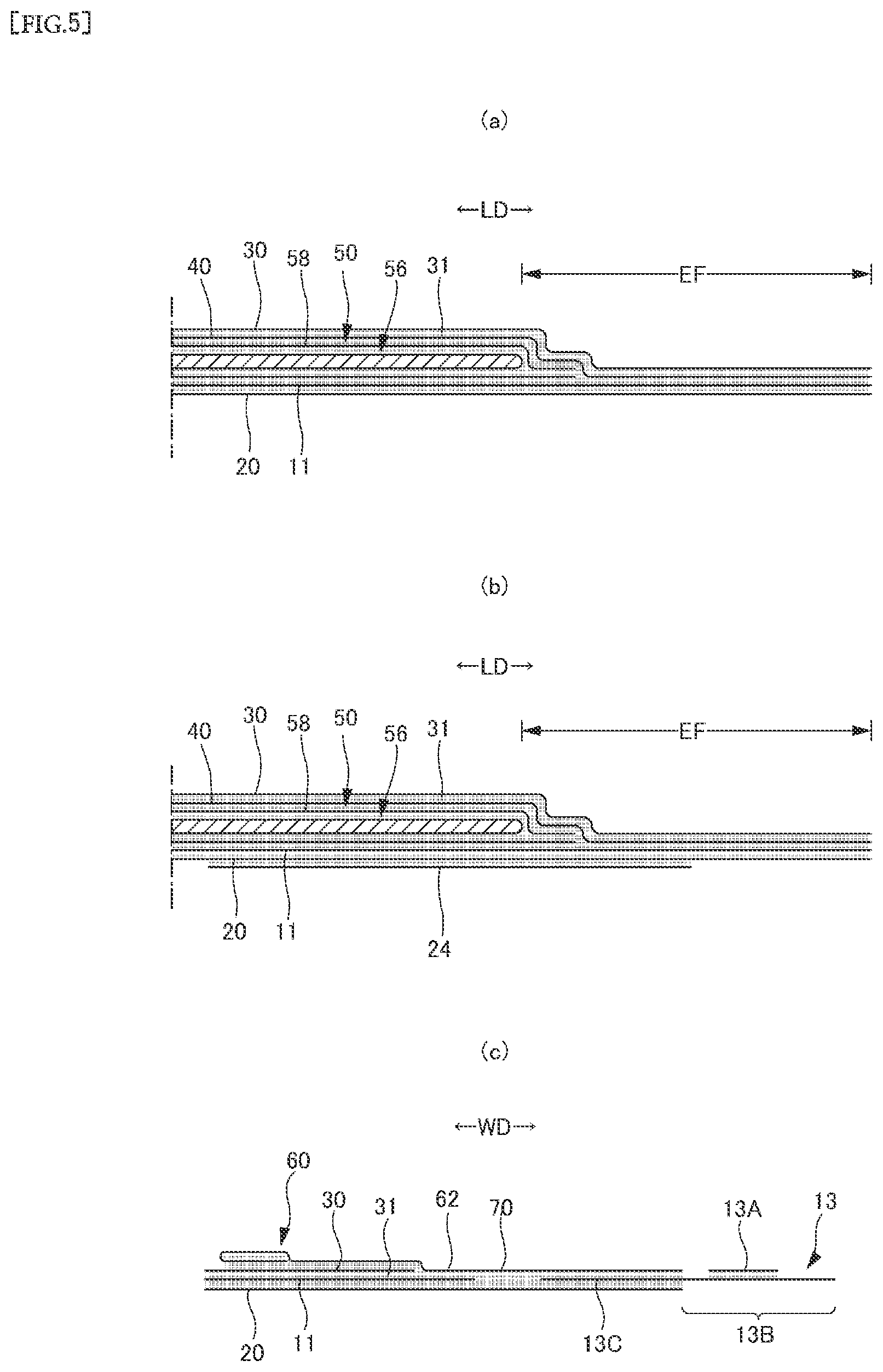 Patent US12551384 Figure 5 – Disposable wearing article and method for manufacturing the same