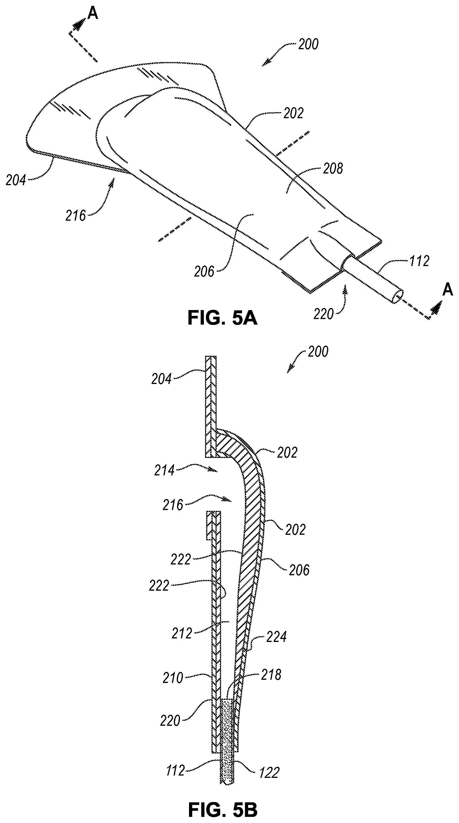 Patent US12551385 Figure 6 – Fluid collection assembly including a tube having porous wicking material for improved fluid transport