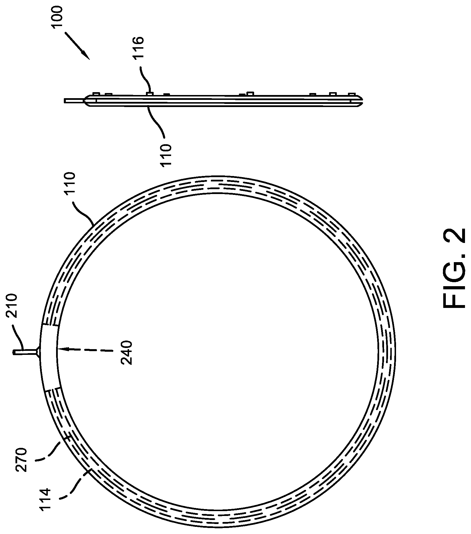 Patent US12551387 Figure 2 – Wheelchair mobility lever device