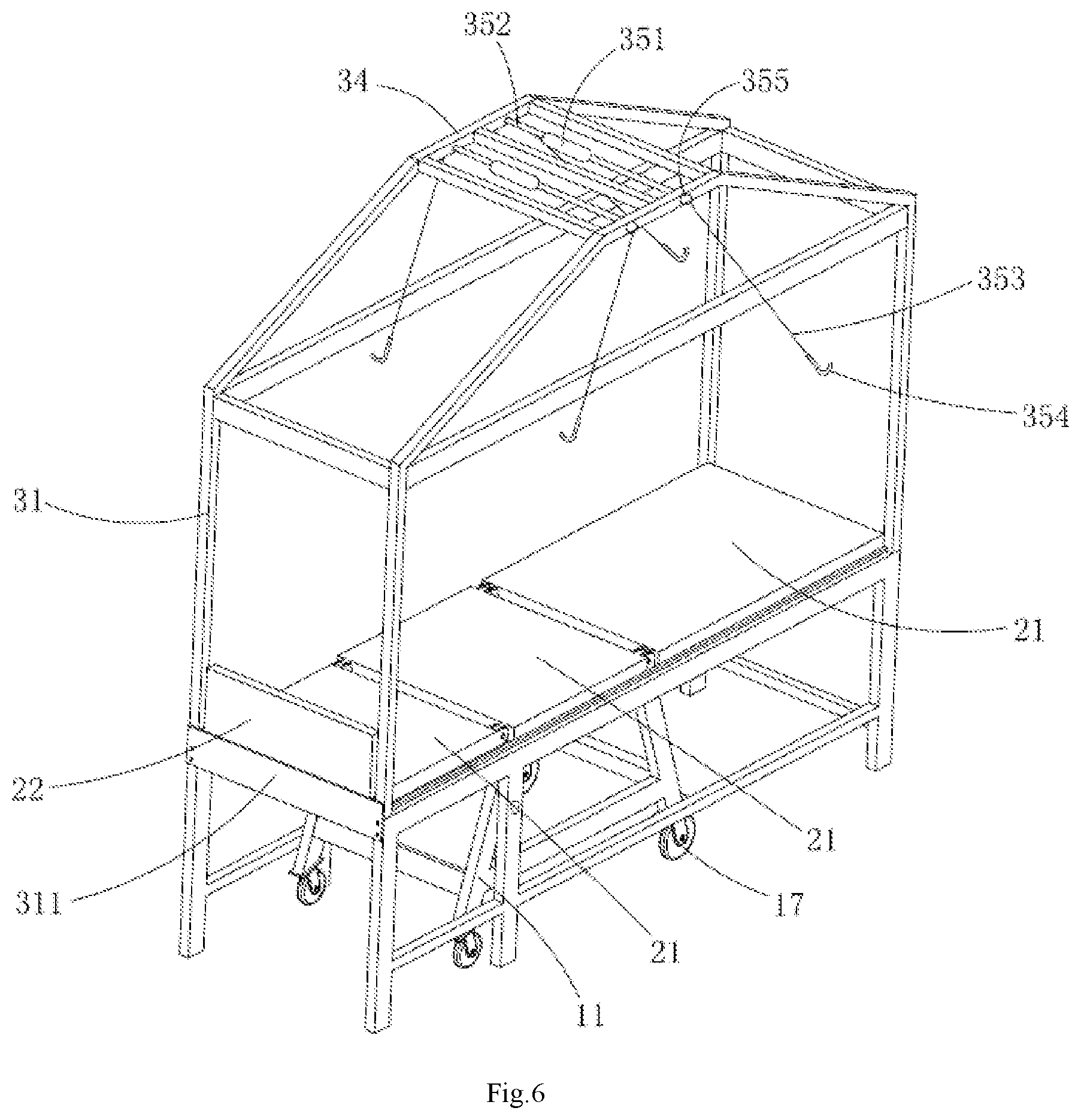 Patent US12551390 Figure 6 – Multifunctional care device