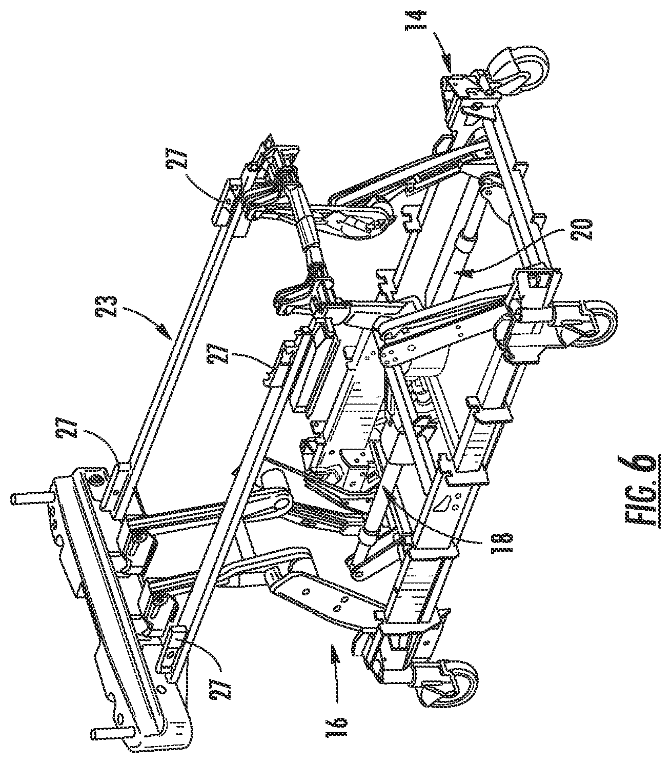 Patent US12551391 Figure 6 – Patient support with improved control