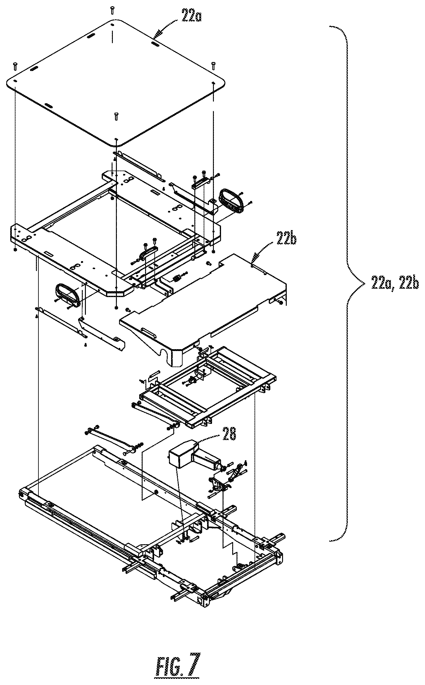 Patent US12551391 Figure 7 – Patient support with improved control