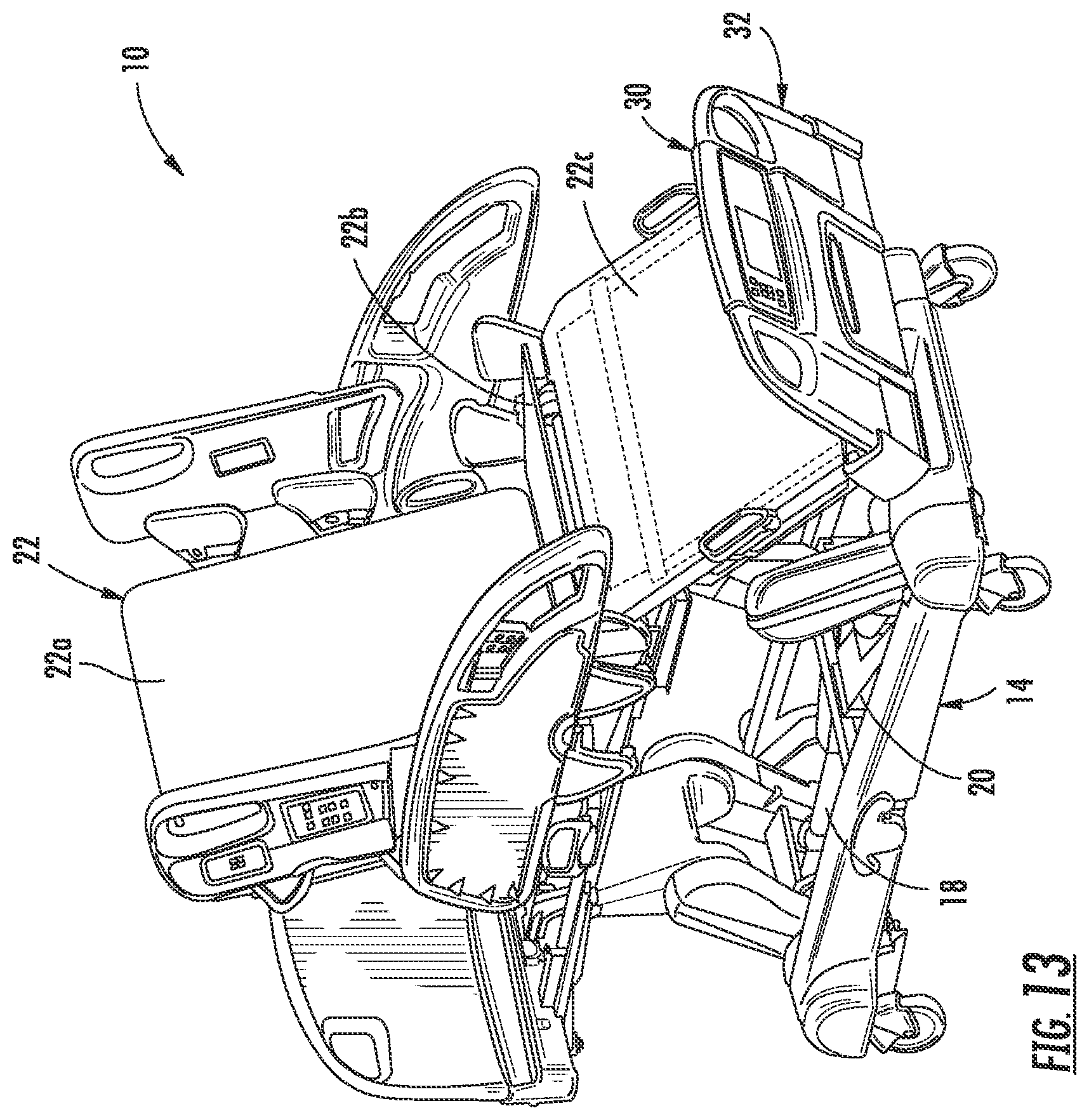 Patent US12551391 Figure 13 – Patient support with improved control