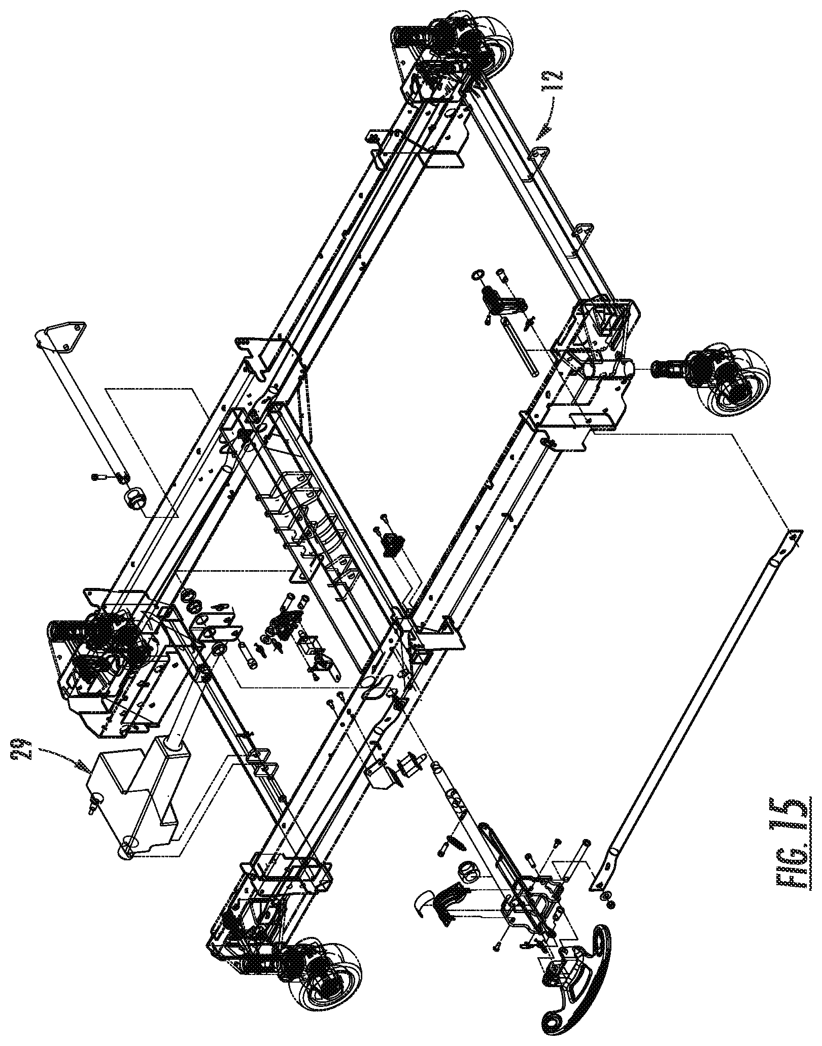 Patent US12551391 Figure 15 – Patient support with improved control