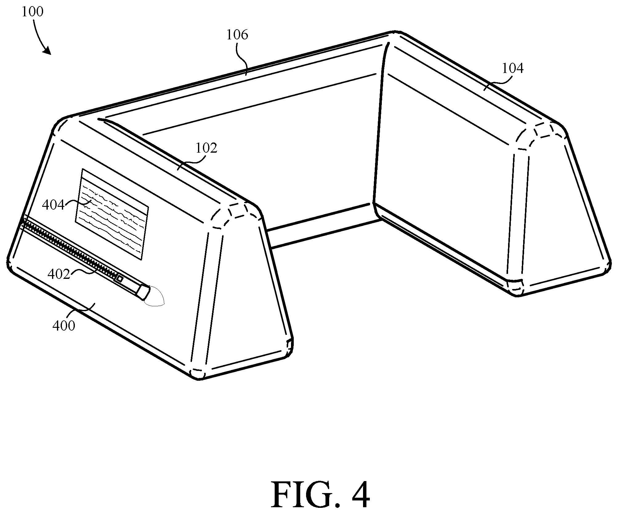 Patent US12551392 Figure 4 – Foot support device