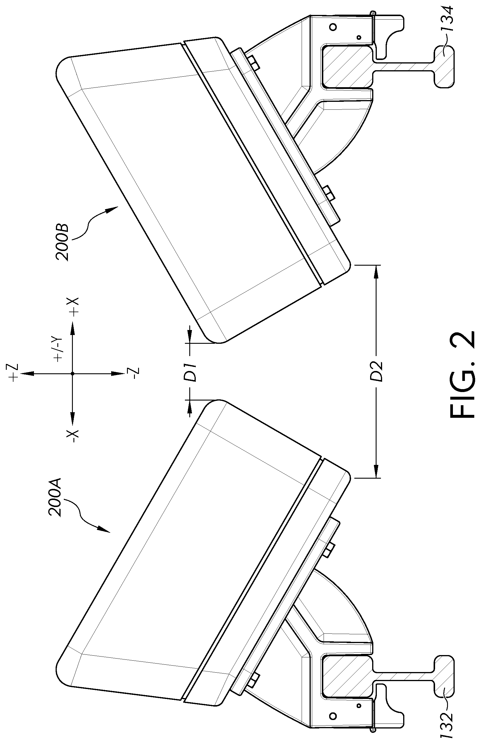 Patent US12551395 Figure 2 – Person support apparatuses including hip and thigh support assemblies