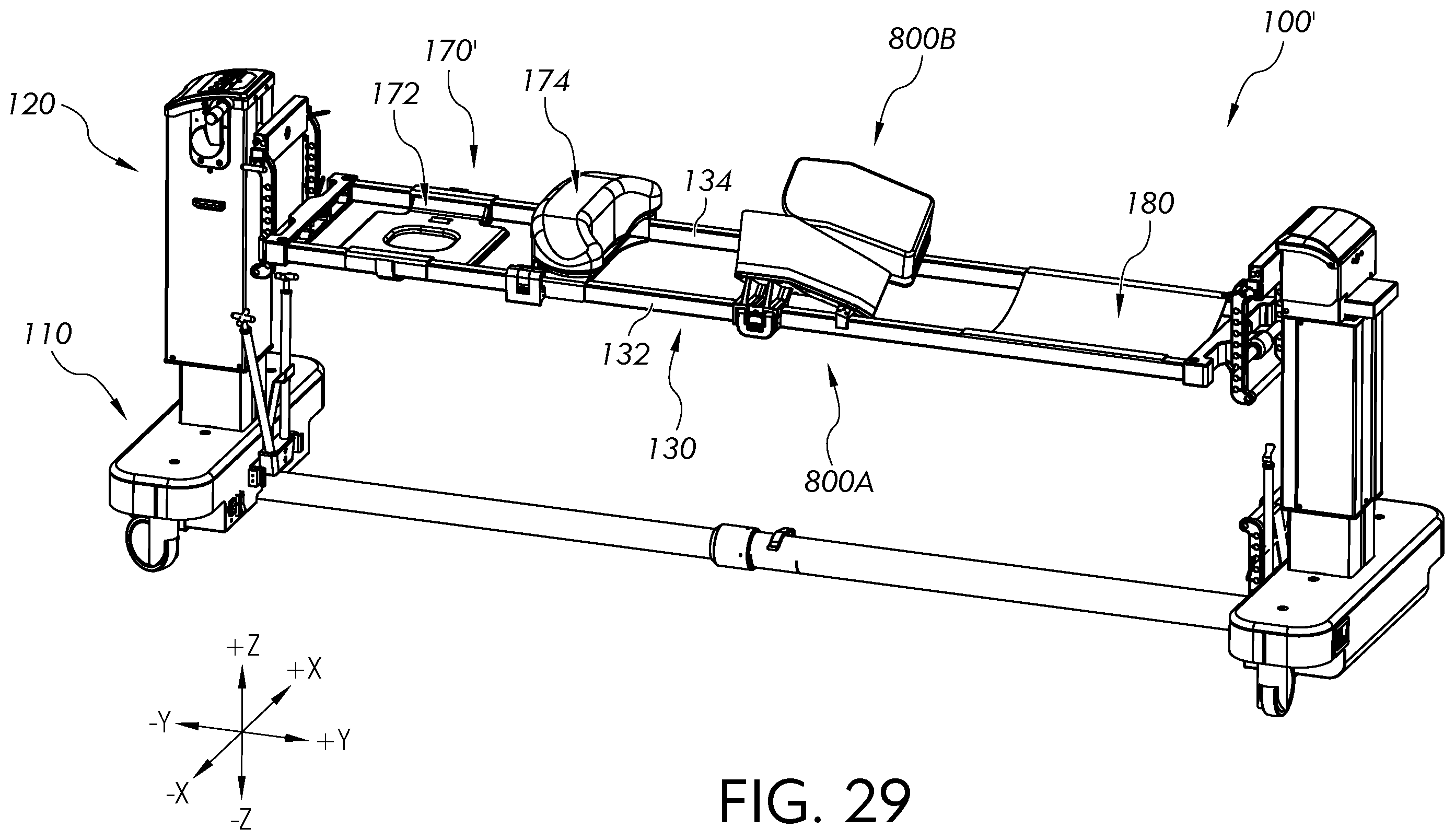 Patent US12551395 Figure 20 – Person support apparatuses including hip and thigh support assemblies