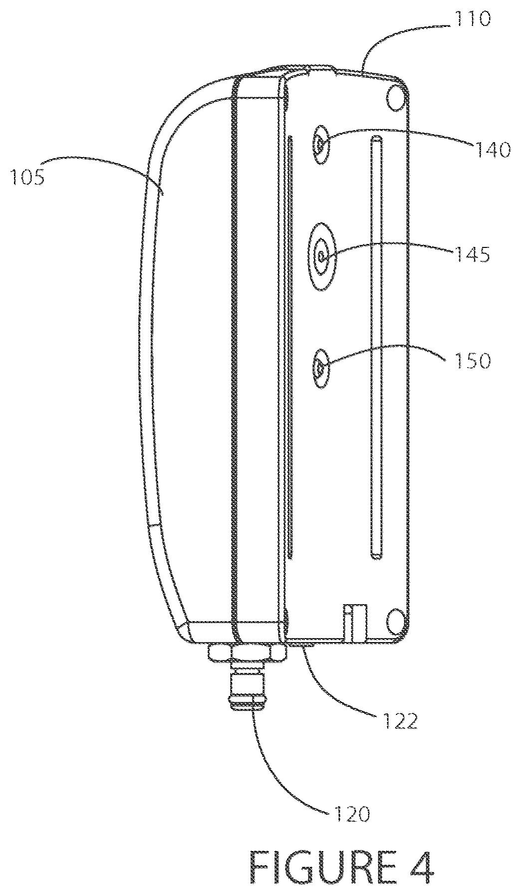 Patent US12551396 Figure 4 – Portable intermittent pneumatic compression system