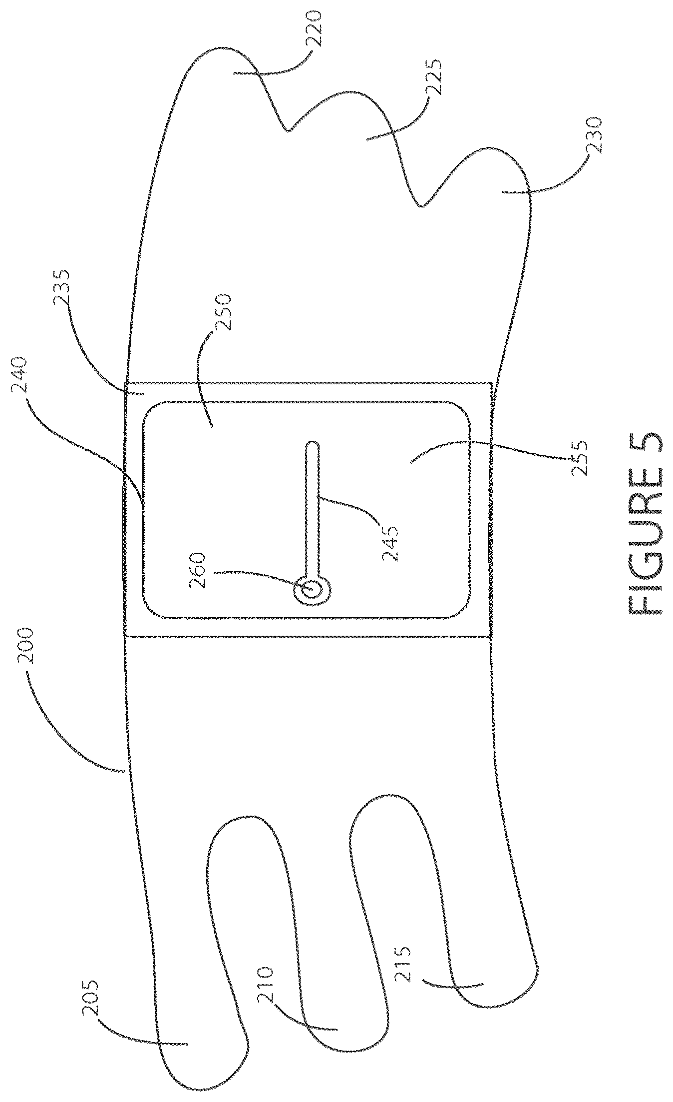 Patent US12551396 Figure 5 – Portable intermittent pneumatic compression system